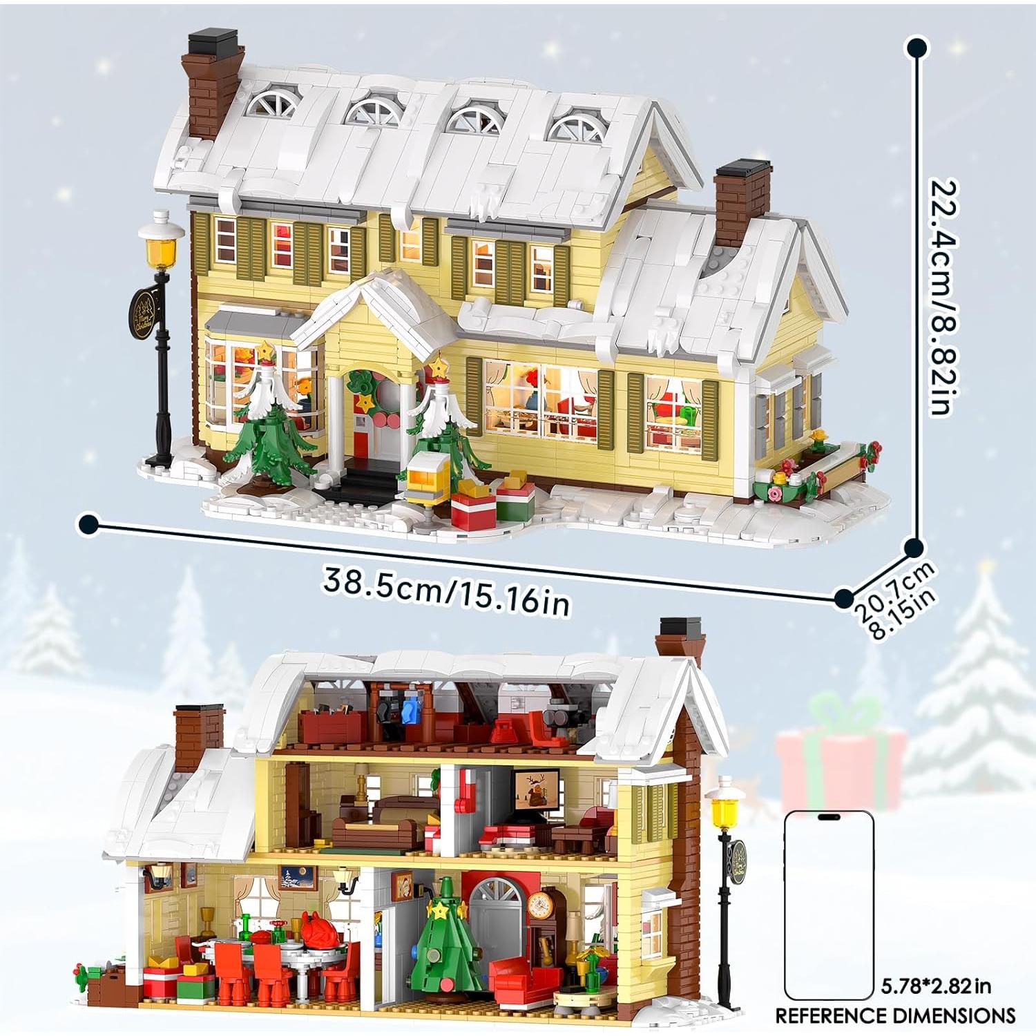 Conjunto de Construcción Casa Navideña BX BRAVLEXO 2046 Piezas