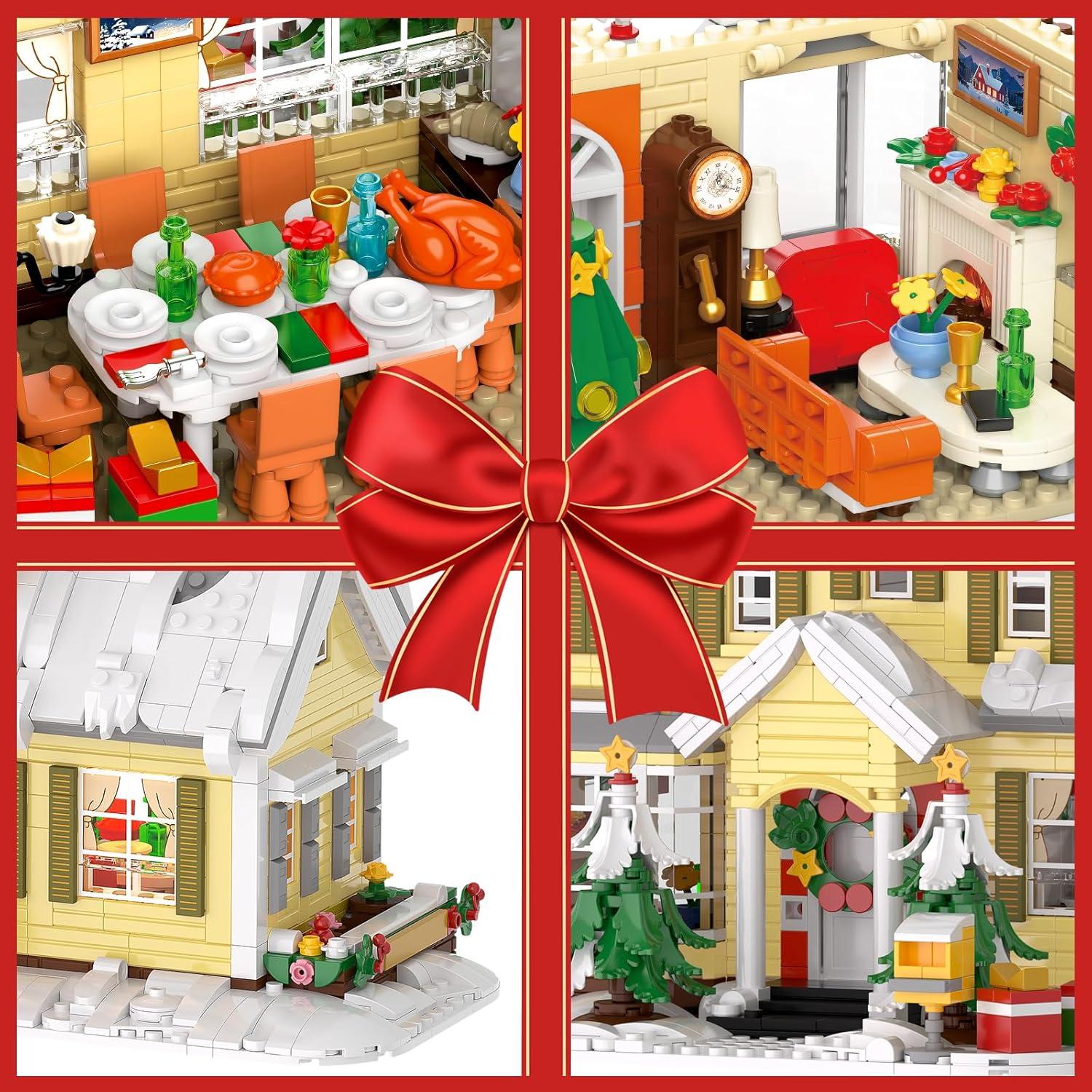 Conjunto de Construcción Casa Navideña BX BRAVLEXO 2046 Piezas