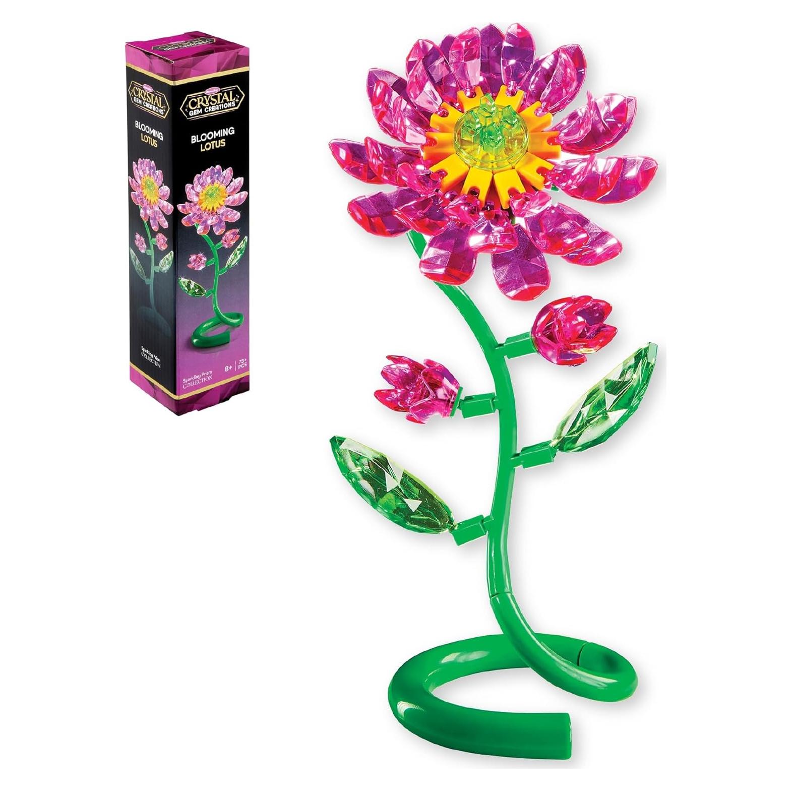 Kit de Flor de Loto en Cristal RoseArt, 75 Piezas, 20.32 cm