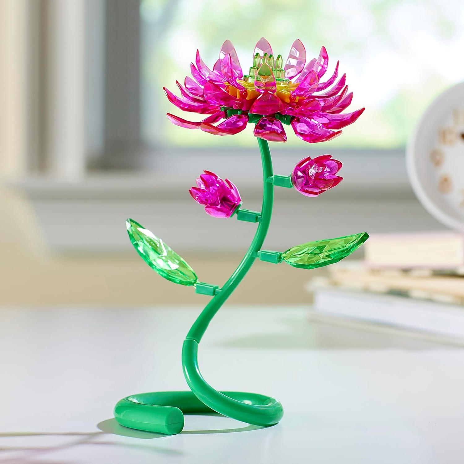 Kit de Flor de Loto en Cristal RoseArt, 75 Piezas, 20.32 cm