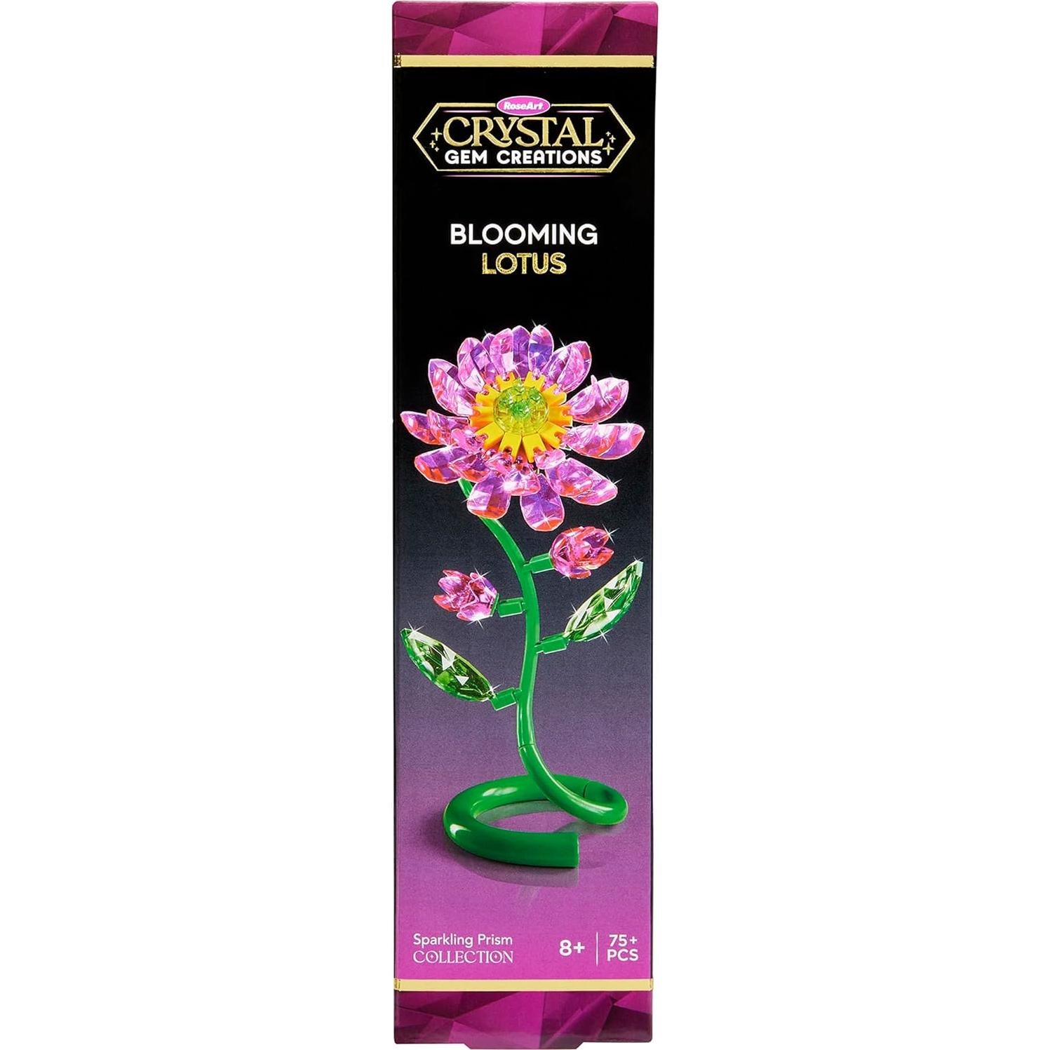 Kit de Flor de Loto en Cristal RoseArt, 75 Piezas, 20.32 cm