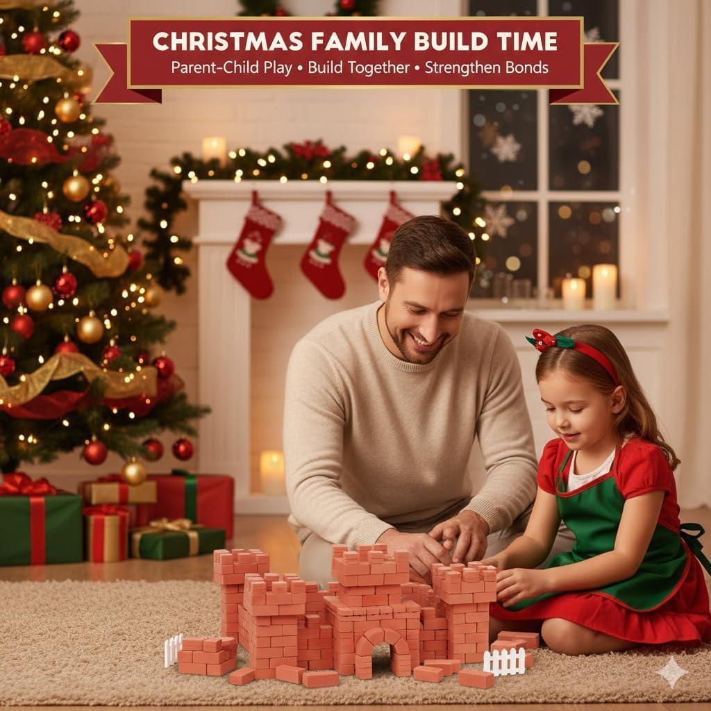 Juego de Construcción de Ladrillos ROHSCE - Castillo Mini DIY