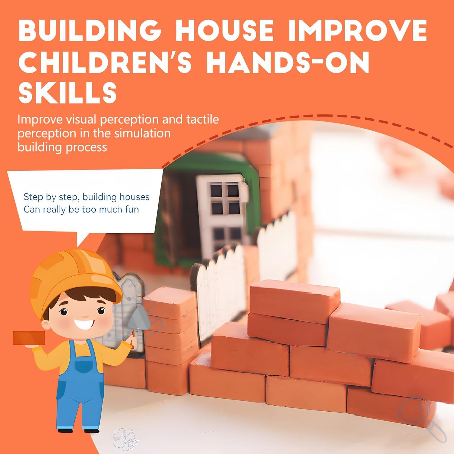 Juego de Construcción de Ladrillos ROHSCE - Castillo Mini DIY