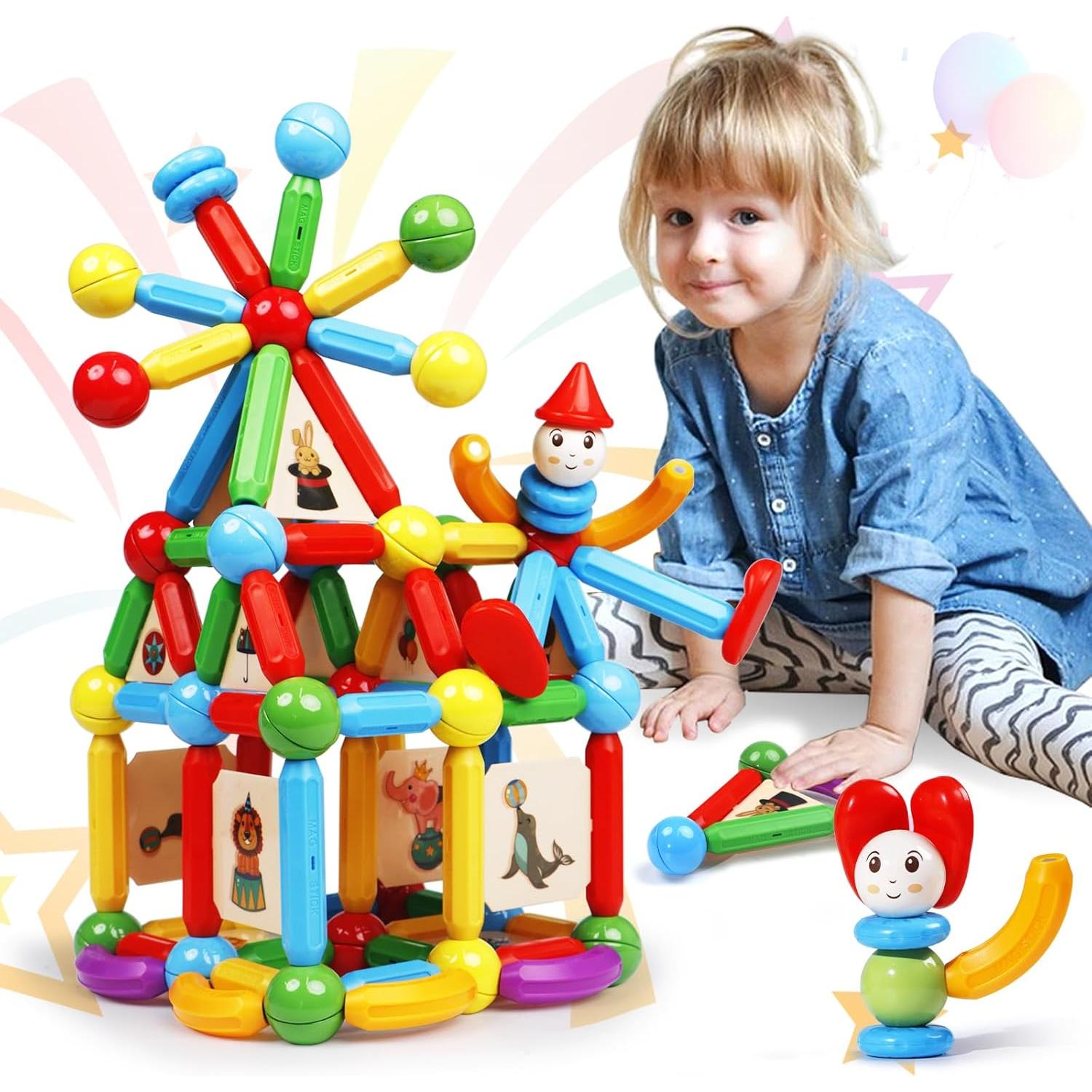 MAGBLOCK Bloques Magnéticos de Construcción 239 Piezas STEM