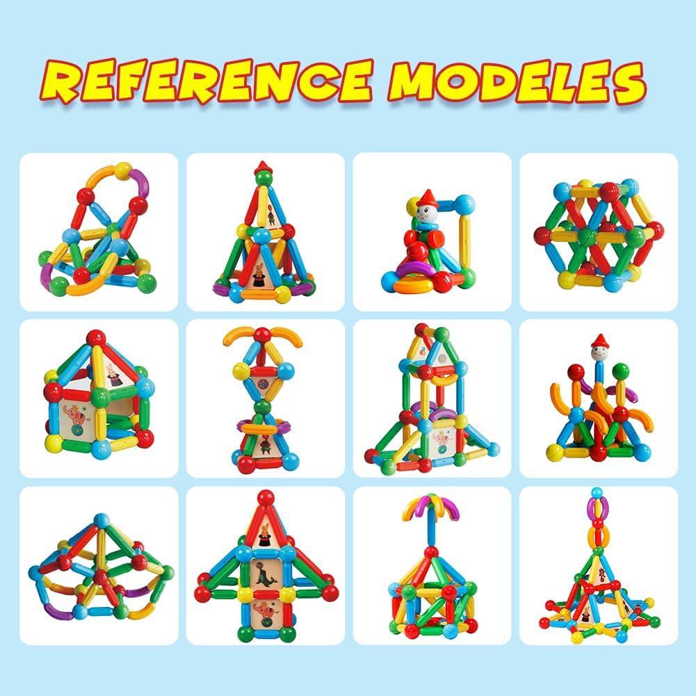 MAGBLOCK Bloques Magnéticos de Construcción 239 Piezas STEM