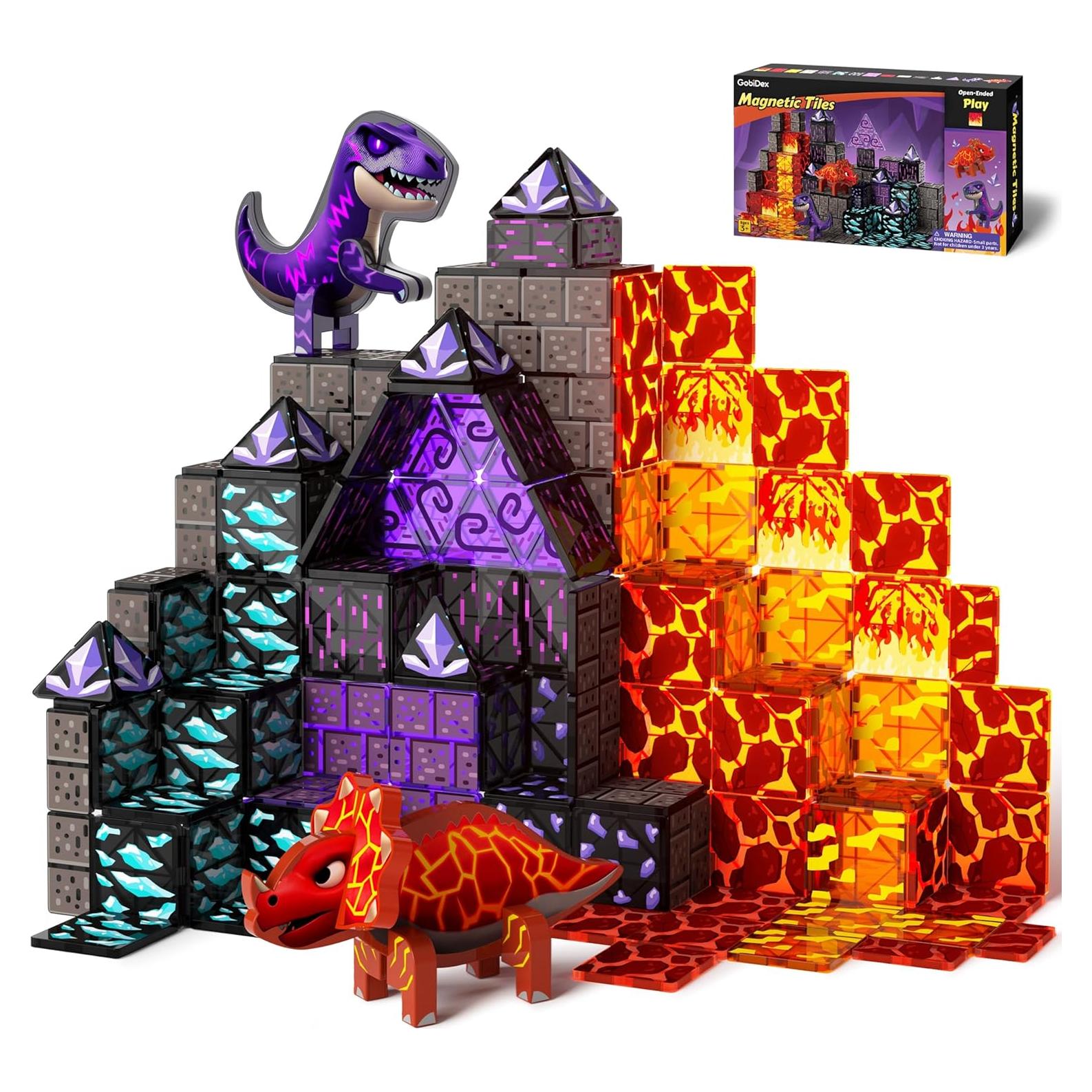 Juego de Construcción Magnética GobiDex Dinosaurios 1.07 kg