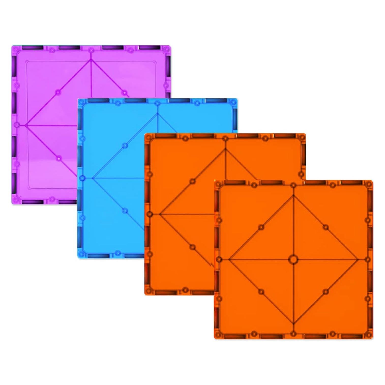 Juego de Azulejos Magnéticos Grandes 4 Piezas para Niños