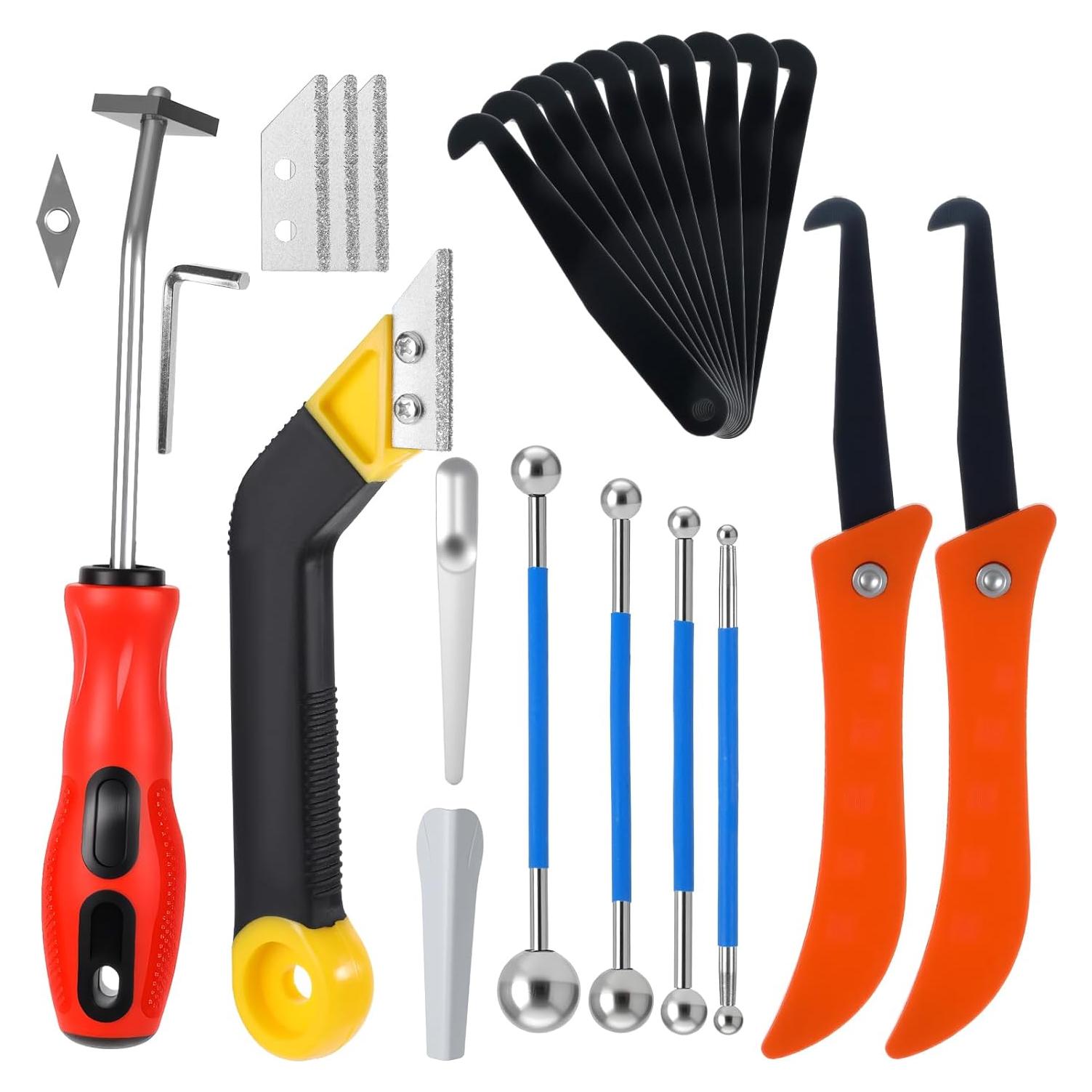 Kit de Herramientas para Remoción de Lechada 25 Piezas Pafeooui