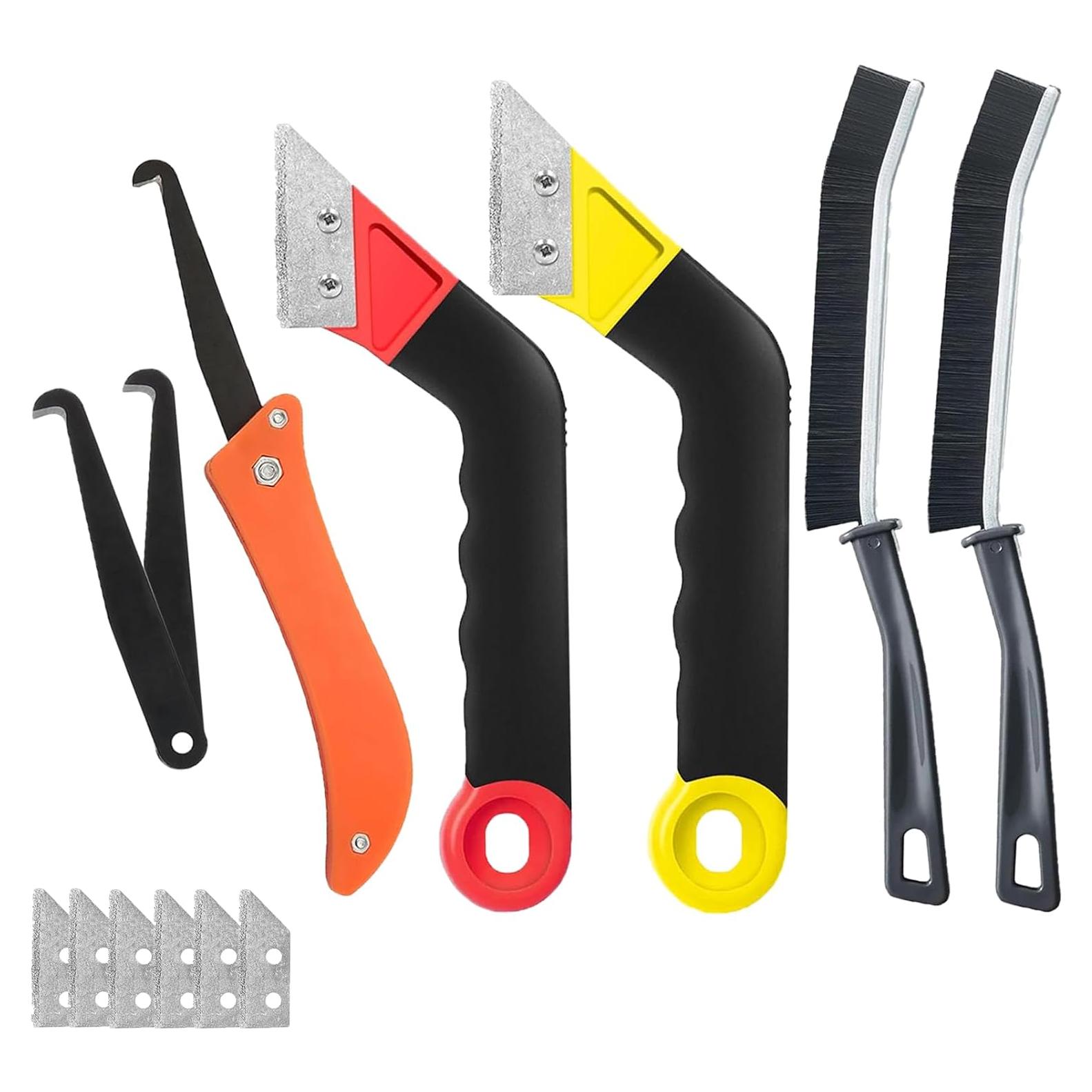 Kit de Herramientas para Remoción de Lechada LAGWIUY - 2 Sierras, 6 Cuchillas