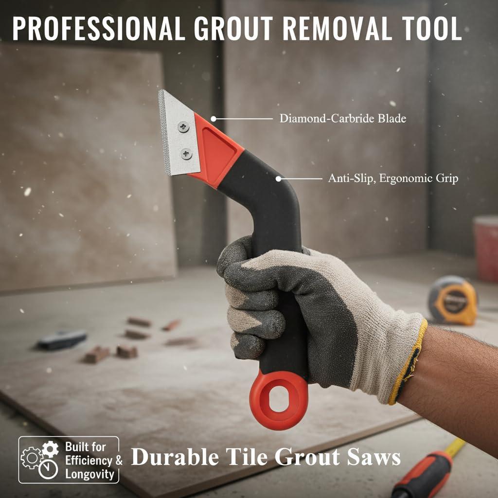 Kit de Herramientas para Remoción de Lechada LAGWIUY - 2 Sierras, 6 Cuchillas