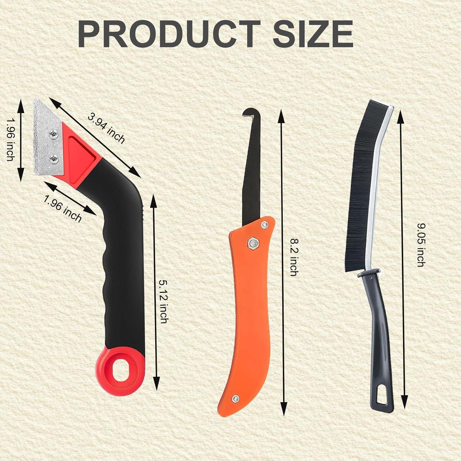 Kit de Herramientas para Remoción de Lechada LAGWIUY - 2 Sierras, 6 Cuchillas