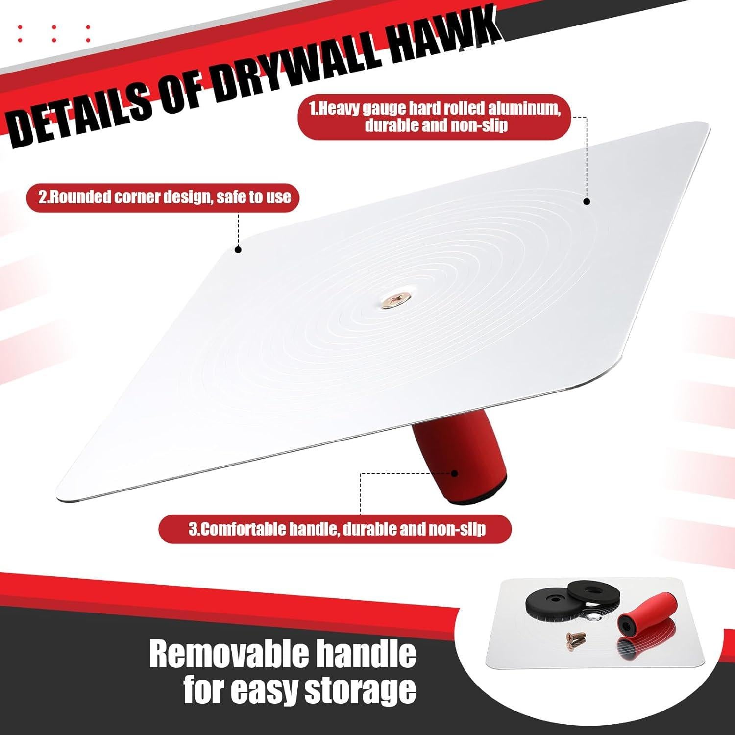 Kit de Herramientas para Acabado de Drywall Lasnten 2 Piezas