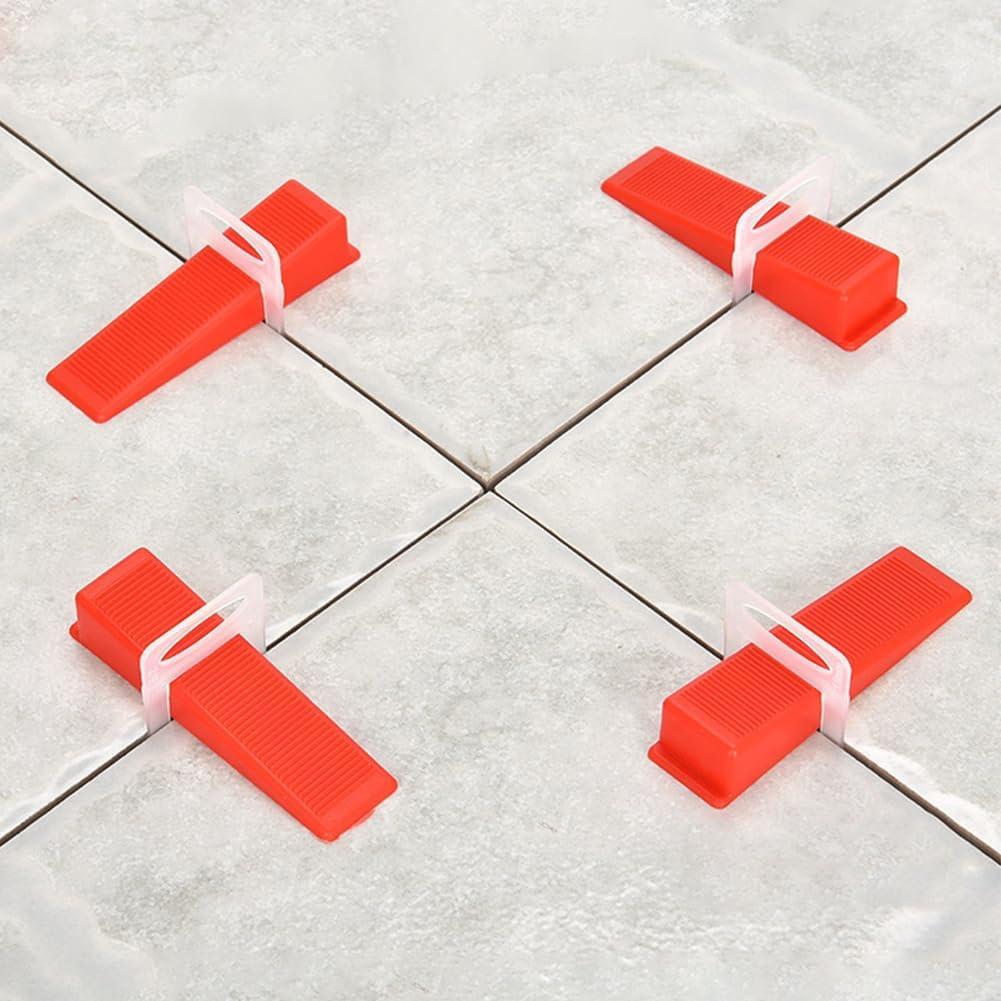 Kit de Nivelación de Azulejos 300pcs Espaciadores + 100 Cuñas