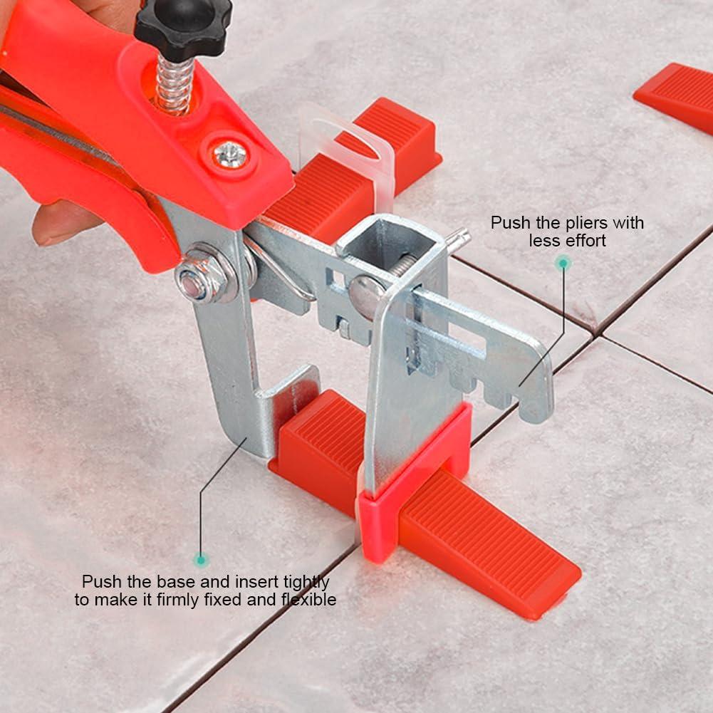 Kit de Nivelación de Azulejos 300pcs Espaciadores + 100 Cuñas