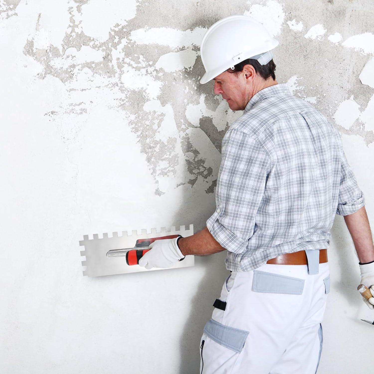 Juego de Paletas de Concreto Peohud - 3 Piezas con Muescas