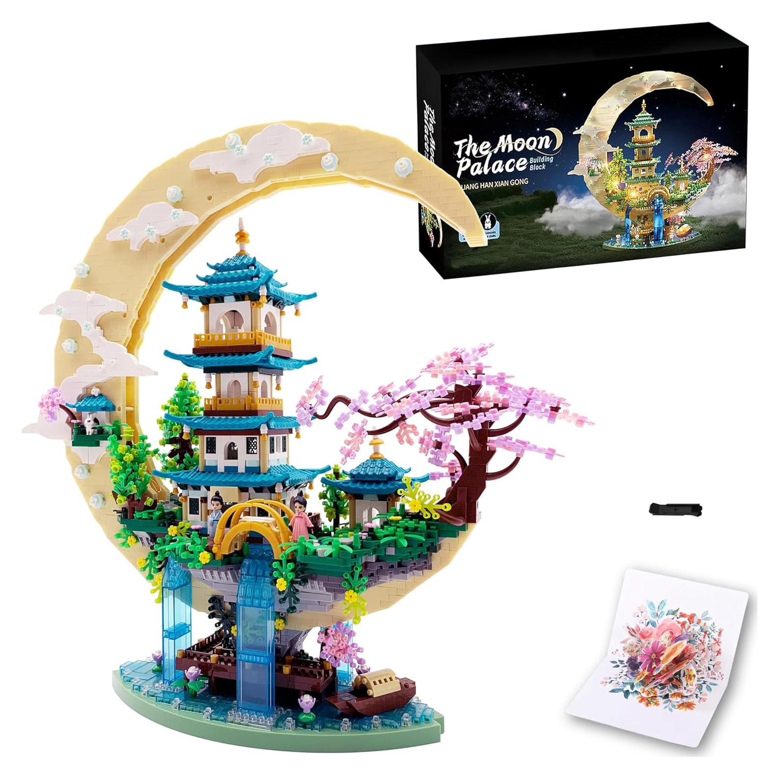 Conjunto de Bloques de Construcción Micro Palacio Lunar 4288 PCS