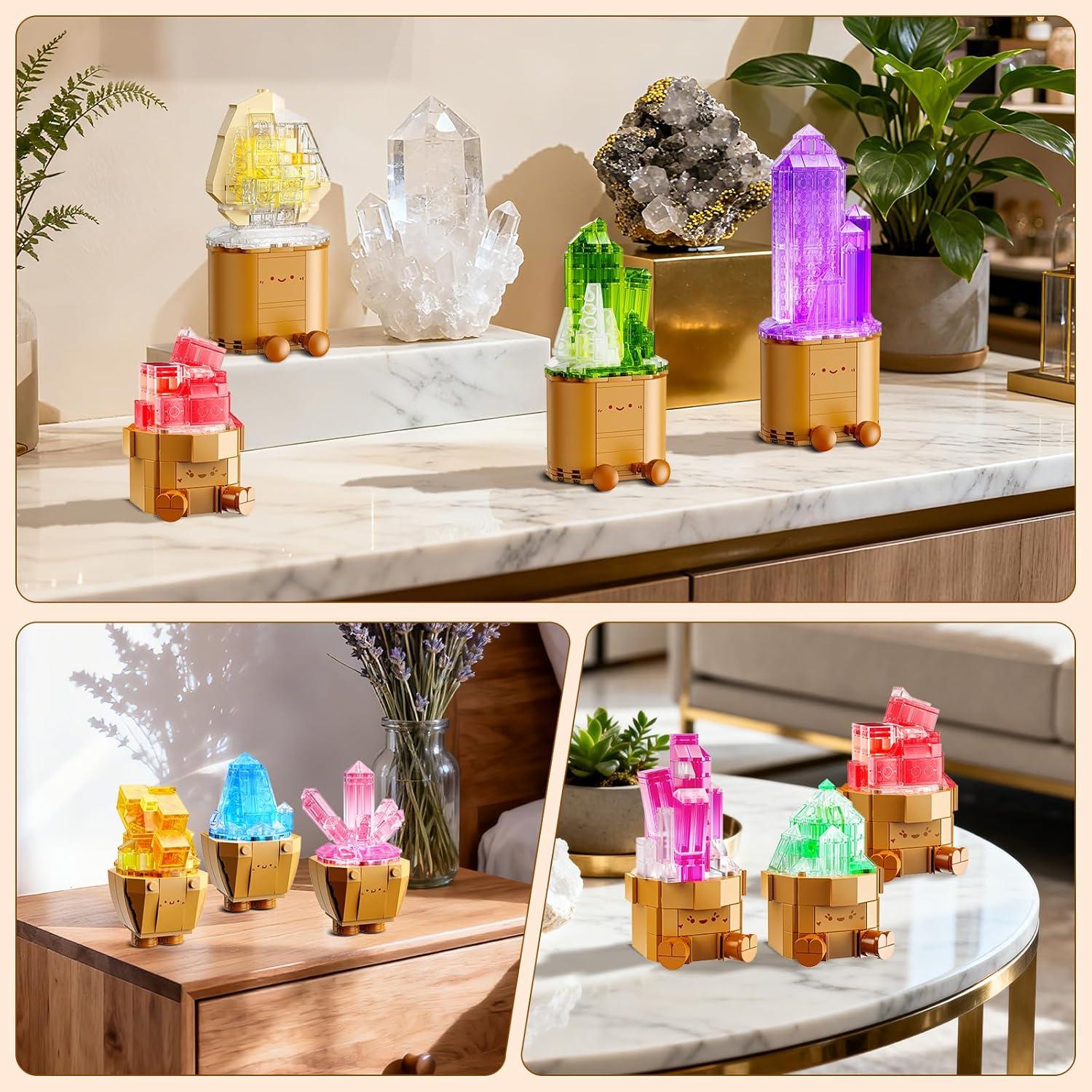 Set de Construcción de Cristales Minerales CUBIMANA 1170PCS