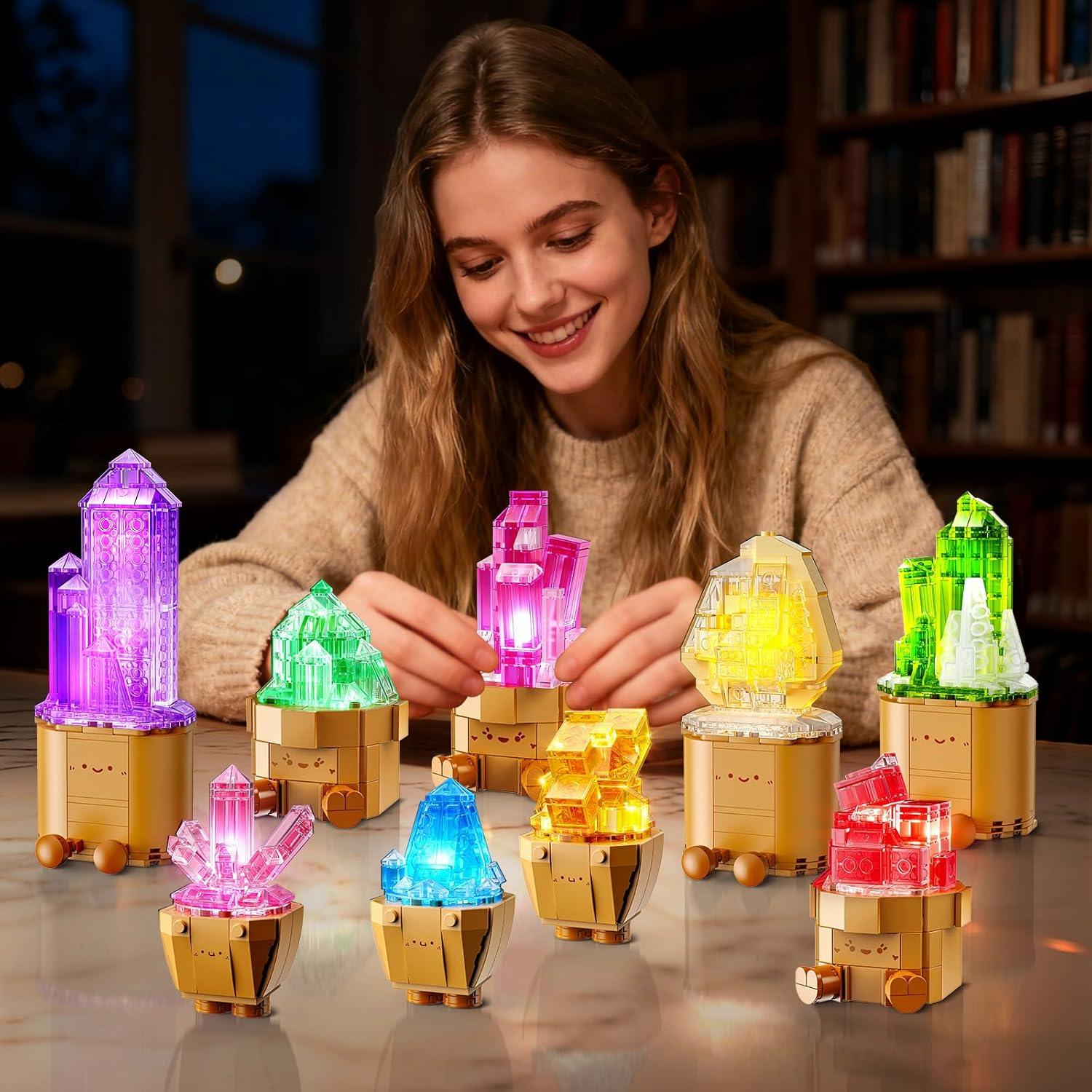 Set de Construcción de Cristales Minerales CUBIMANA 1170PCS