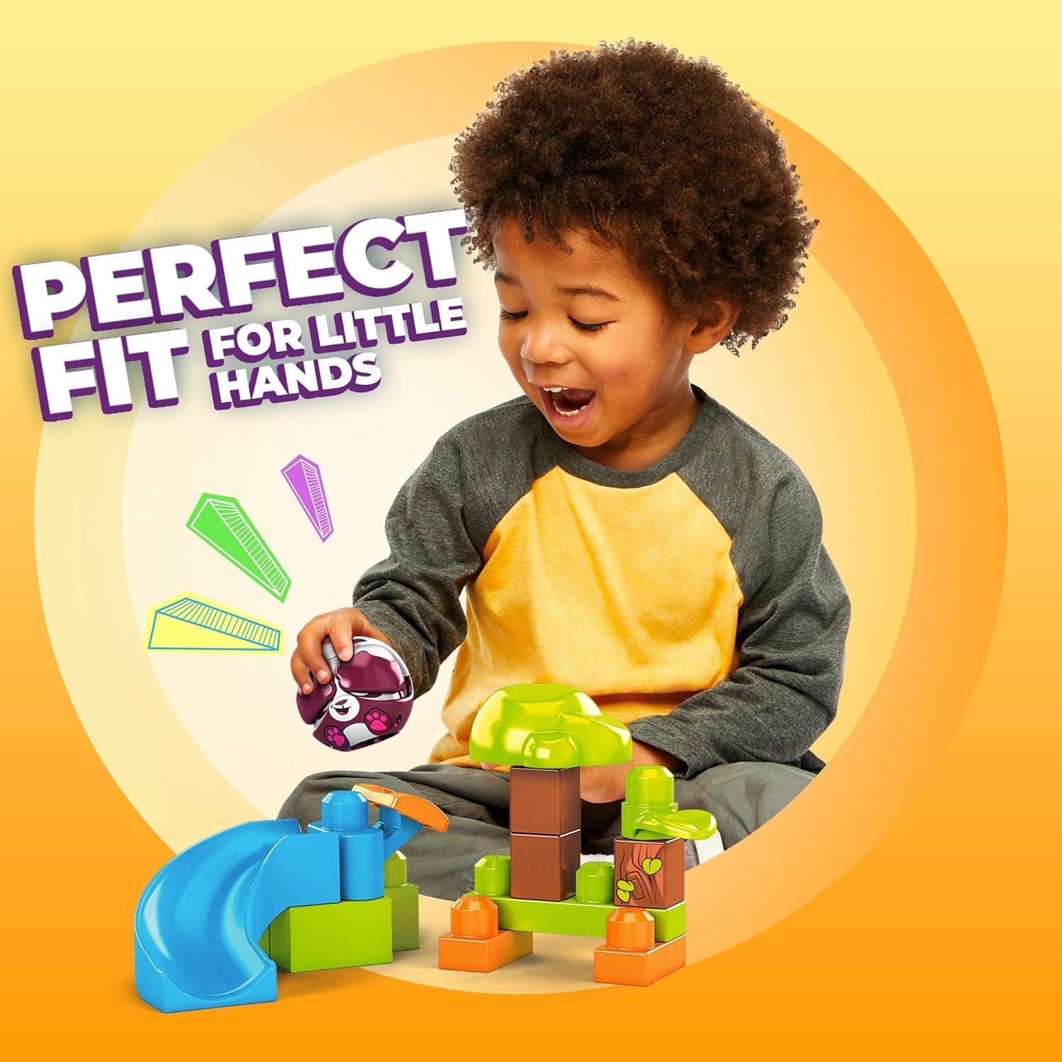 Mega Bloks Peek A Blocks Panda Slide - Juguete de Construcción 14 Piezas