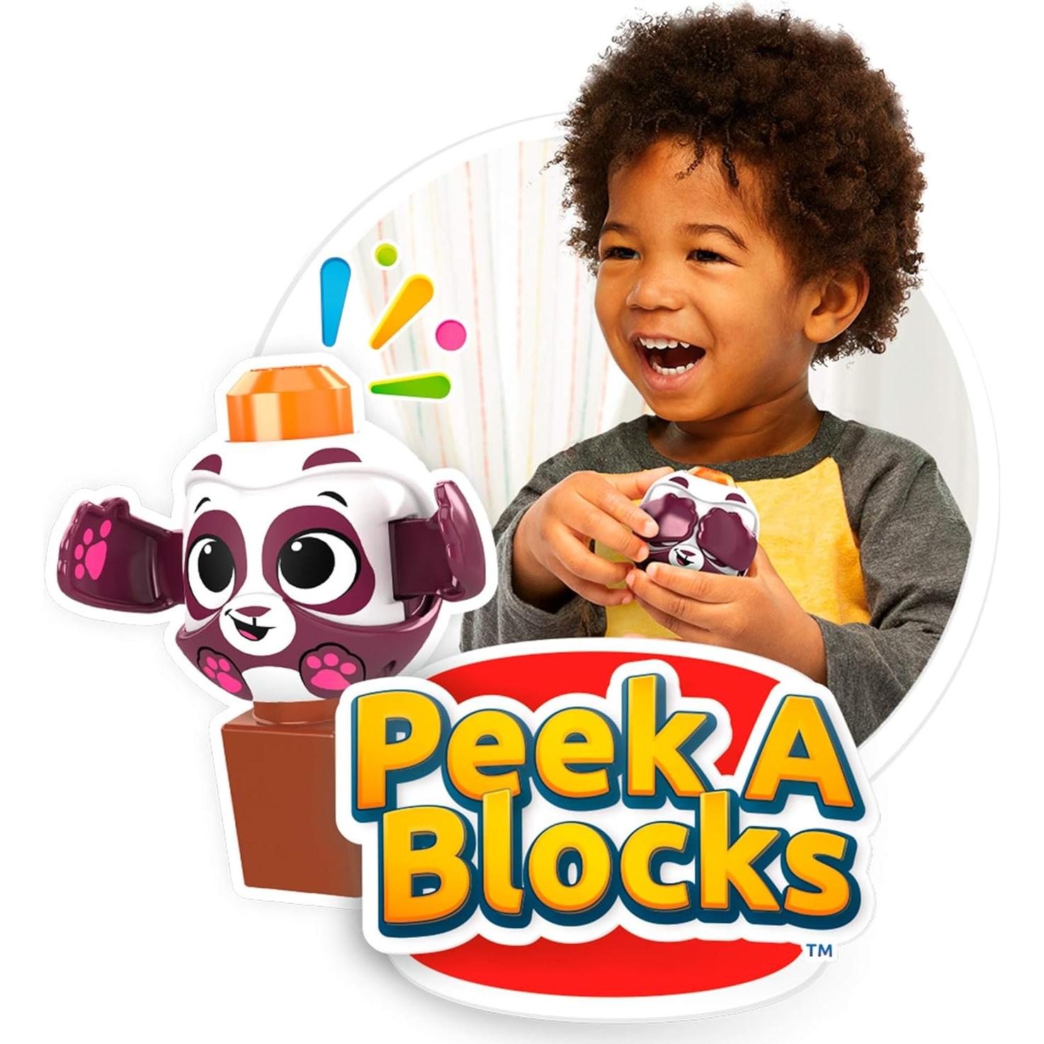 Mega Bloks Peek A Blocks Panda Slide - Juguete de Construcción 14 Piezas