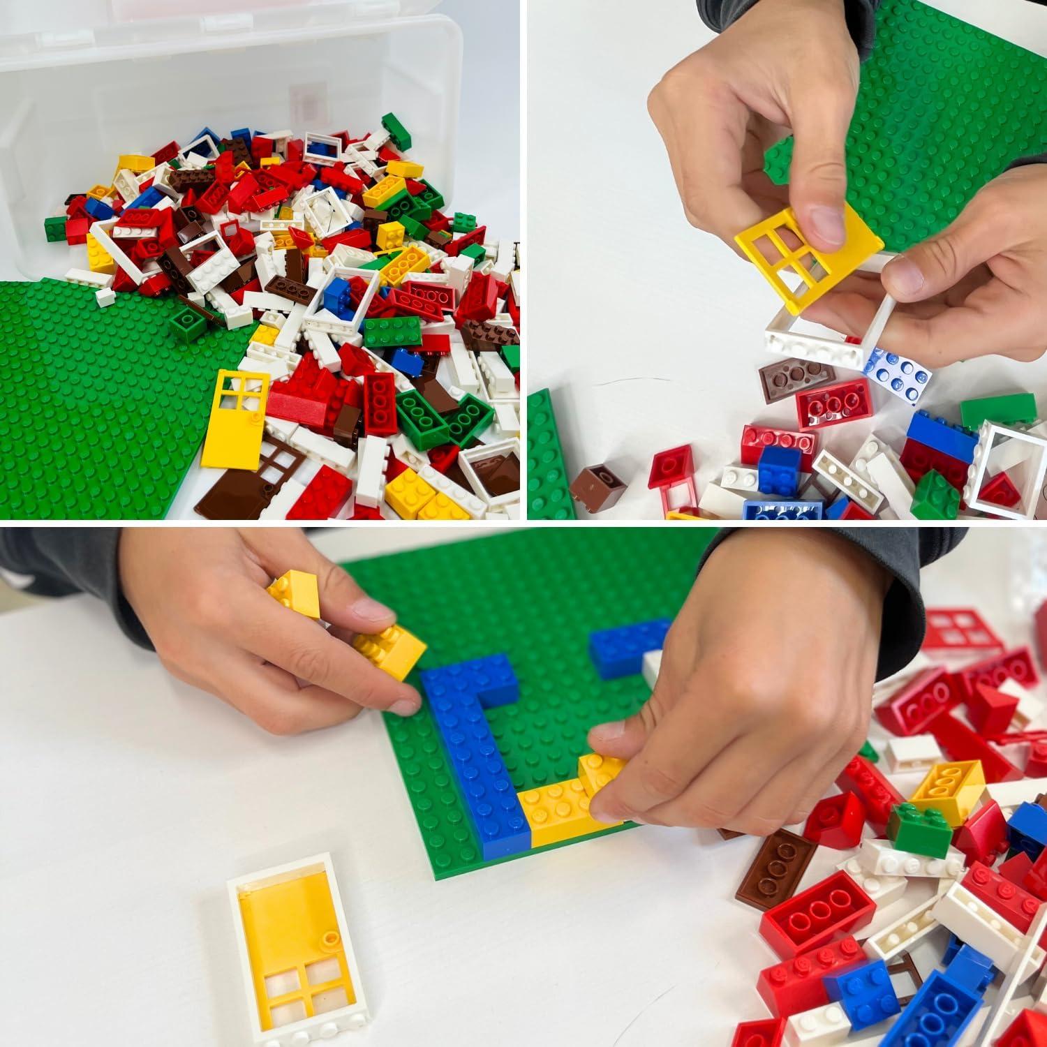 Juego de Construcción Q-BRICKS 400 Piezas - 19 Formas y 8 Colores
