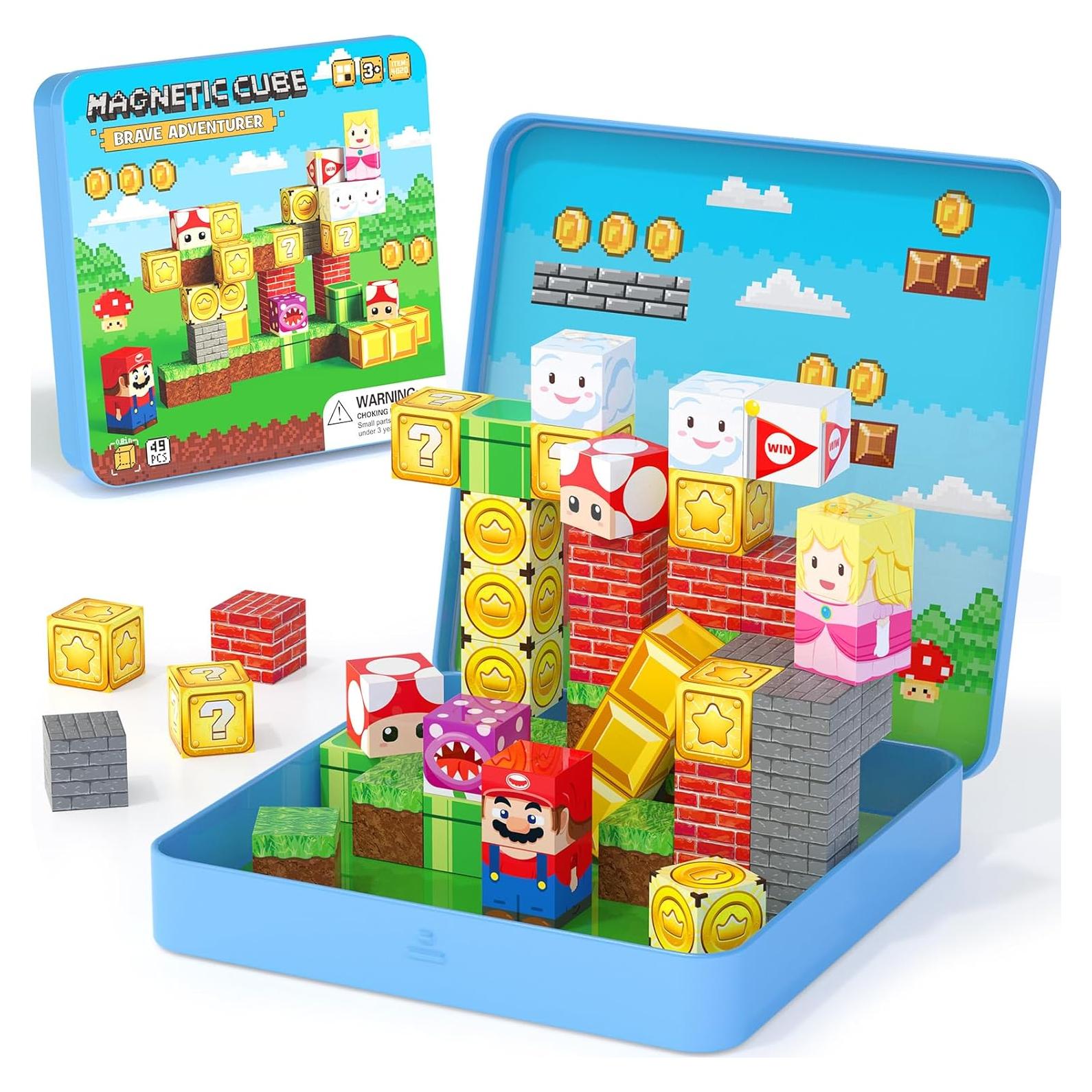 Set de Juguetes Magnéticos de Construcción Hunloot 49PCS