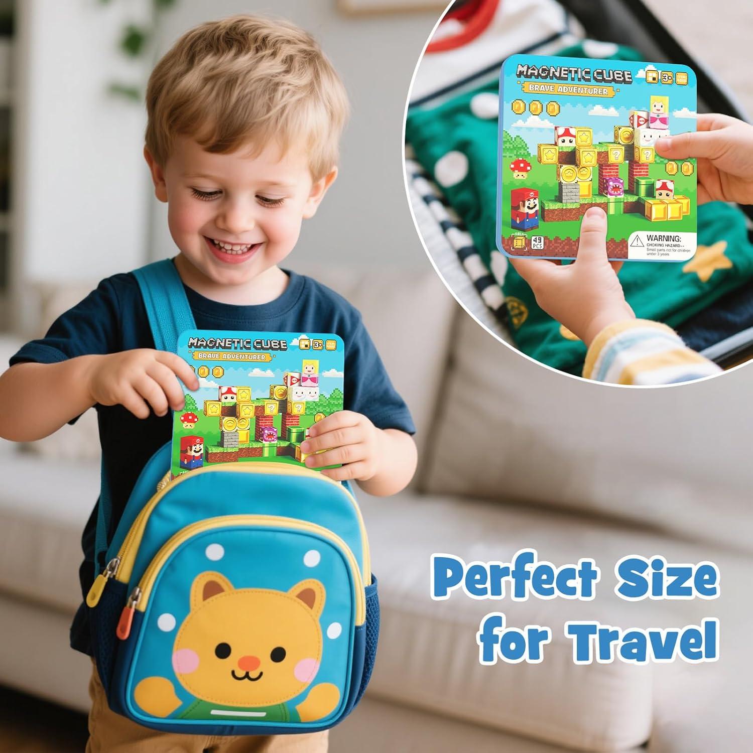 Set de Juguetes Magnéticos de Construcción Hunloot 49PCS