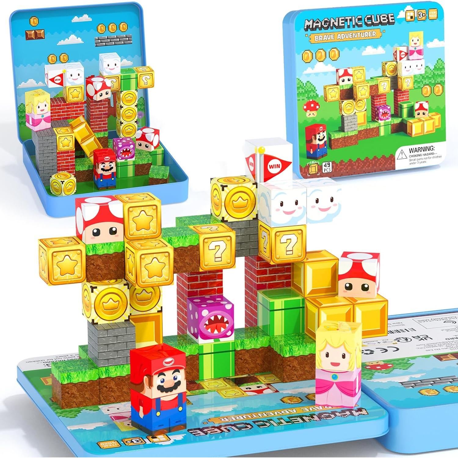 Set de Juguetes Magnéticos de Construcción Hunloot 49PCS