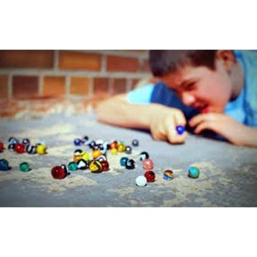 Set de 50 Canicas de Vidrio Naturesroom - 2.54 cm - Colores Variados