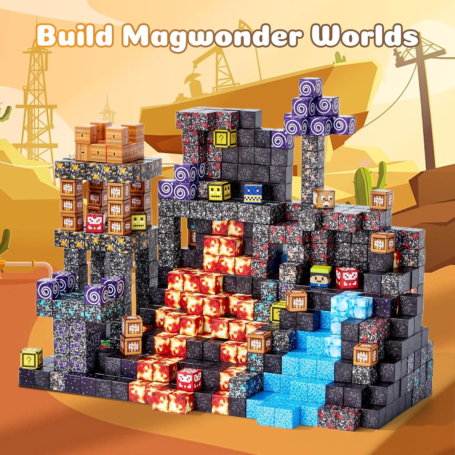 Bloques Magnéticos Doyppe 150 Piezas 1 Pulgada STEM Volcán