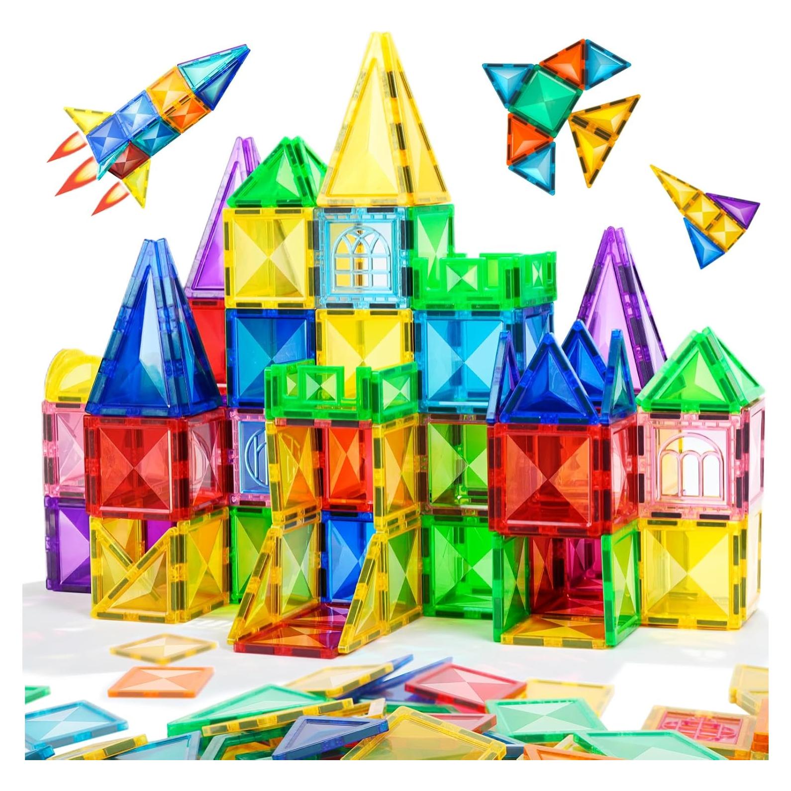 Juguetes Educativos TOKBLOK 64 Piezas Azulejos Magnéticos