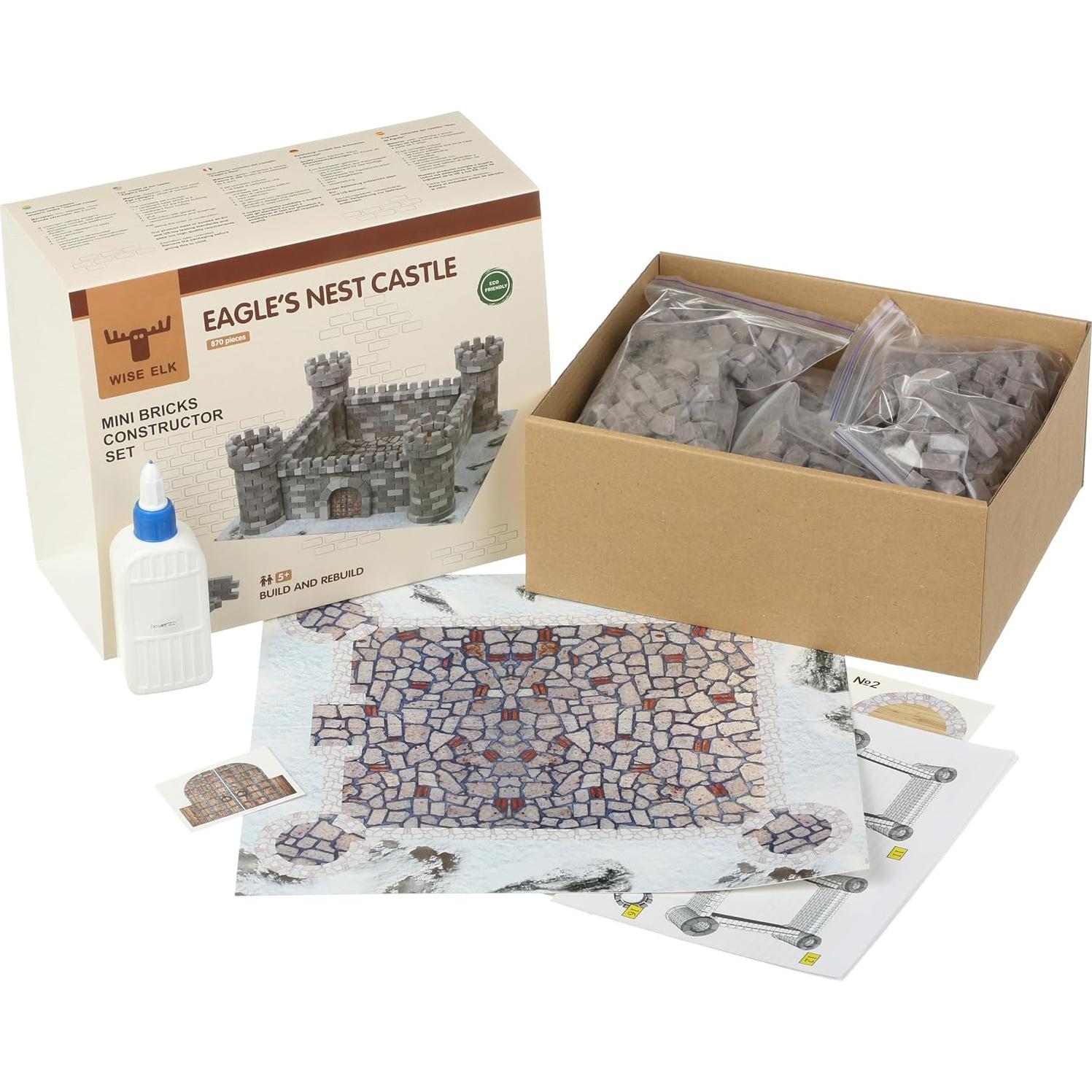 Juego de Construcción Castillo Nido del Águila Wise Elk 870 Piezas