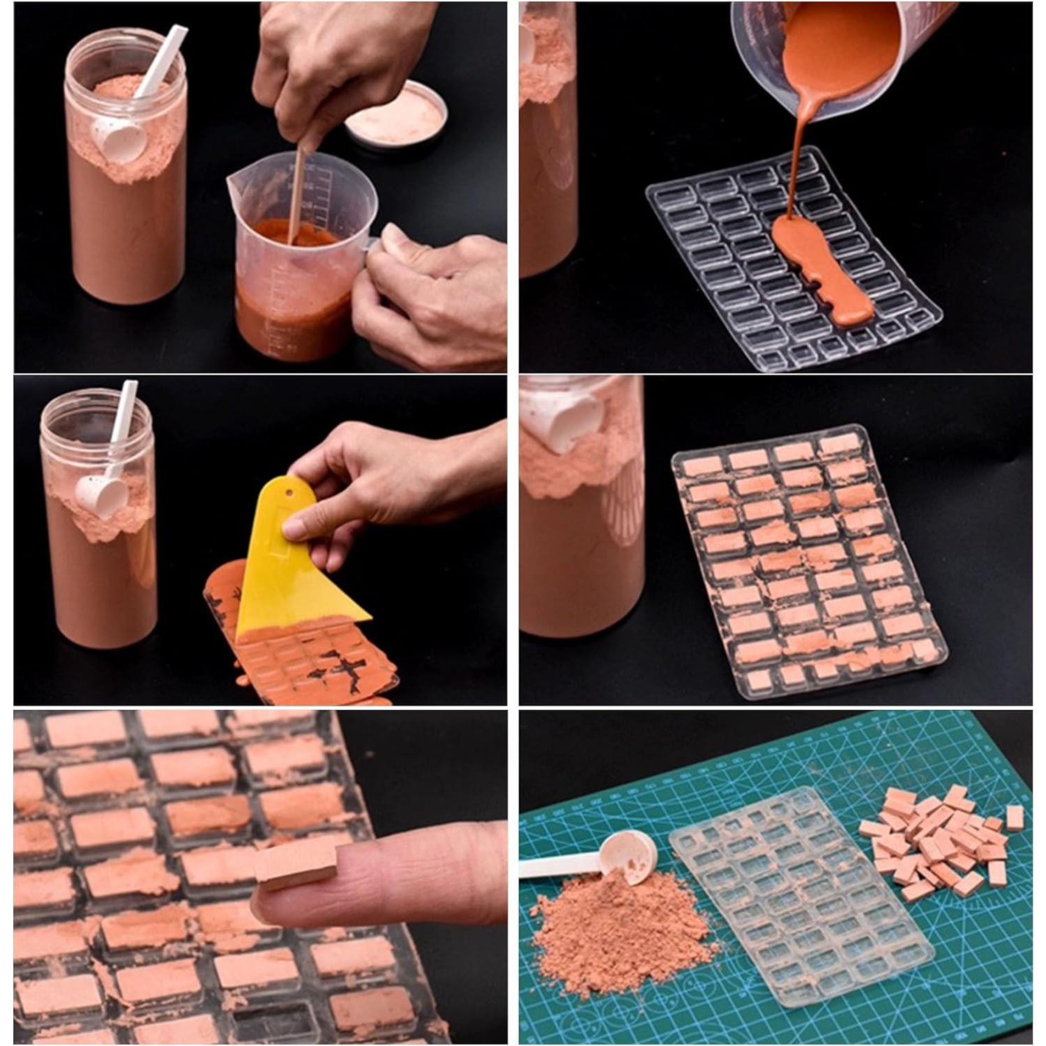 Kit de Ladrillos en Miniatura Woohome 19 Piezas para Manualidades