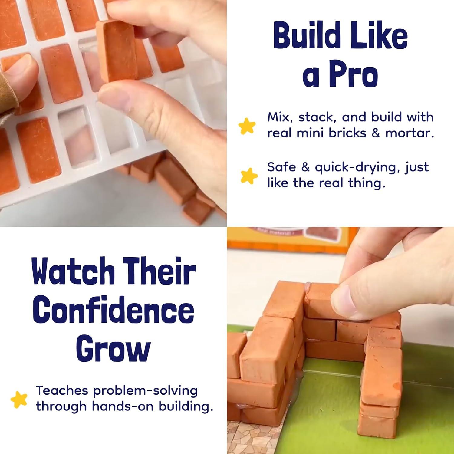 Set de Construcción Mini Ladrillos Góndola - 200 Piezas