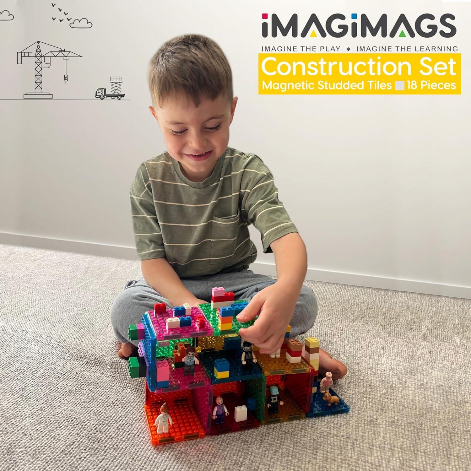 Set de Azulejos Magnéticos Imagimags 18 Piezas para Niños 5+