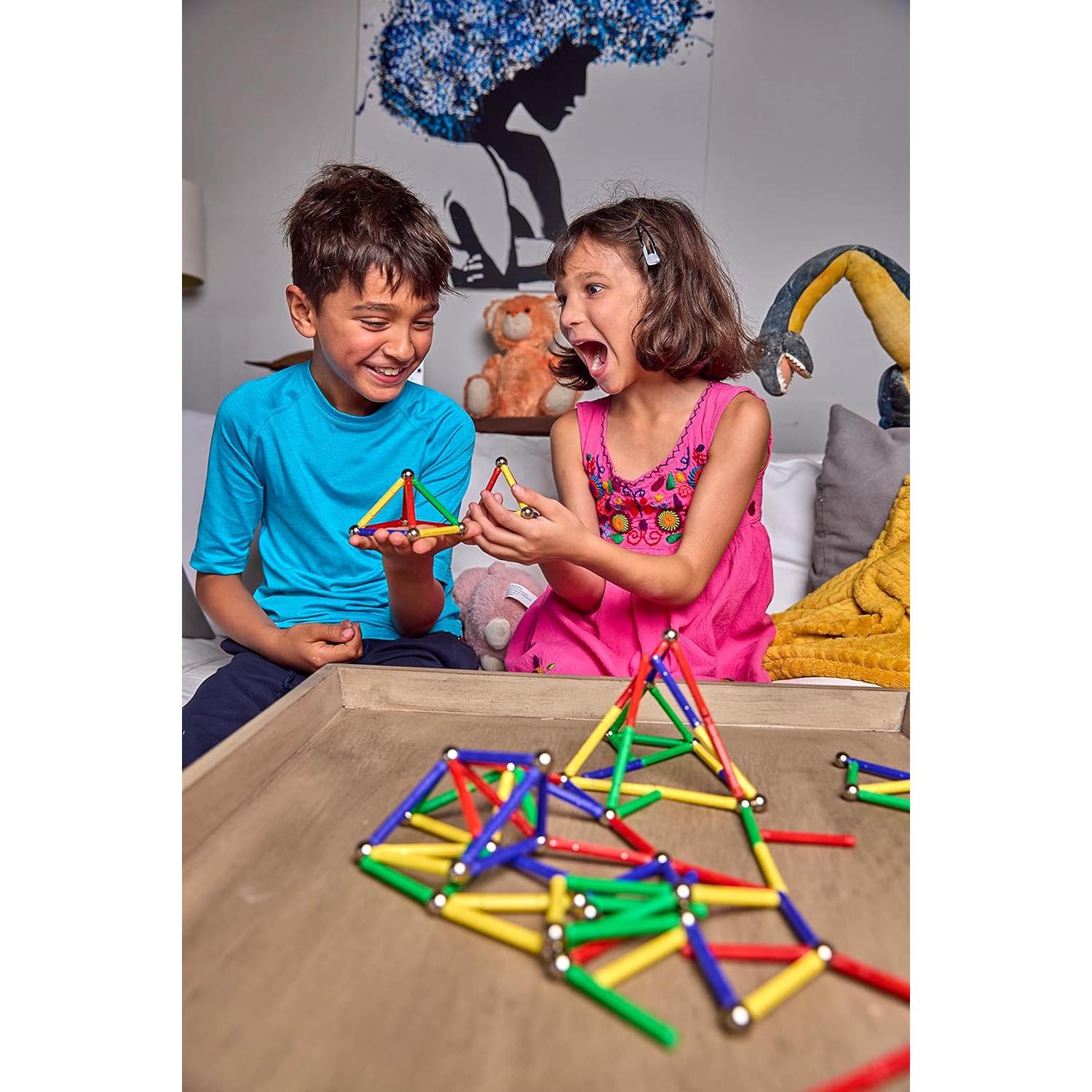 Juego de Construcción Magnética CMS Magnetics 156 Piezas