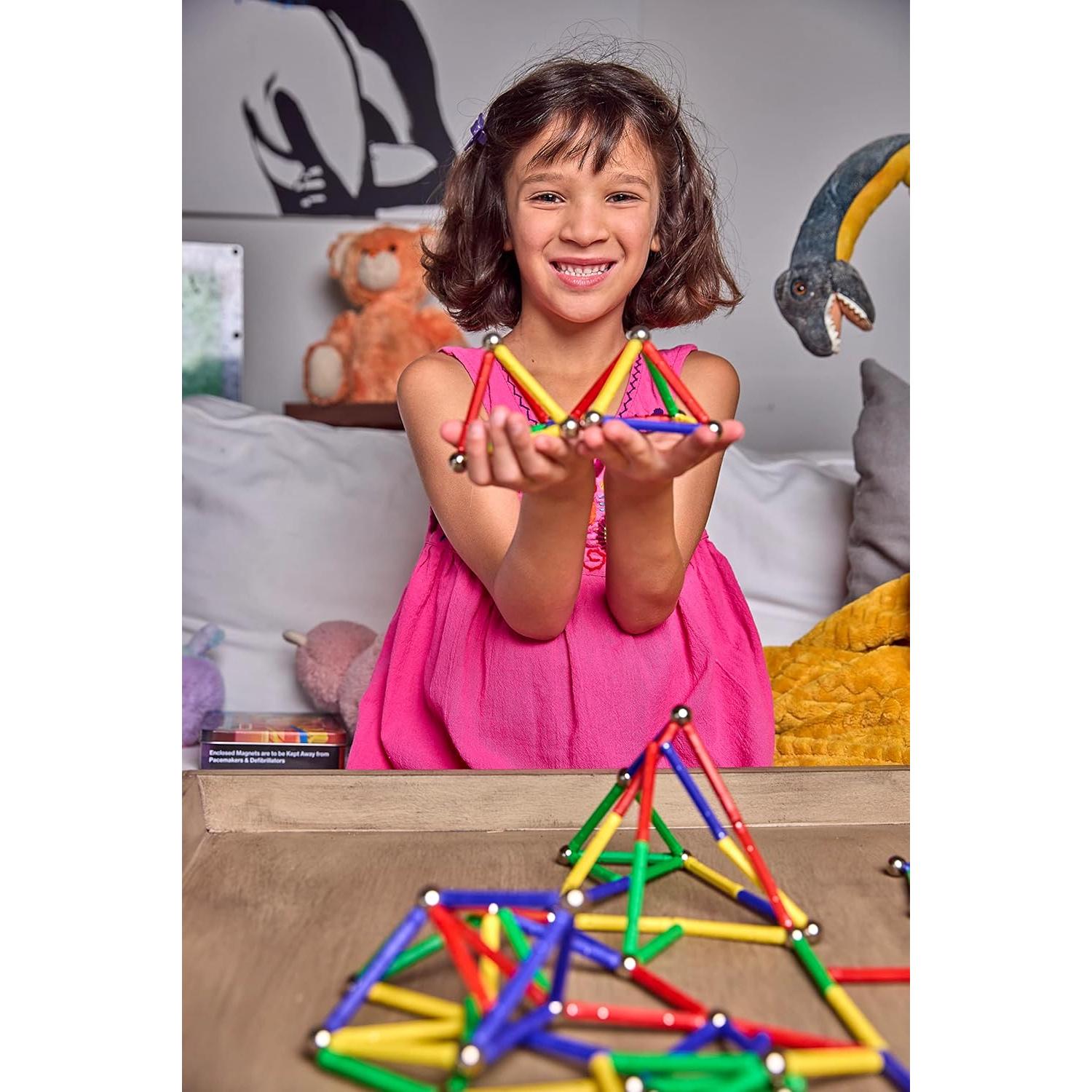 Juego de Construcción Magnética CMS Magnetics 156 Piezas