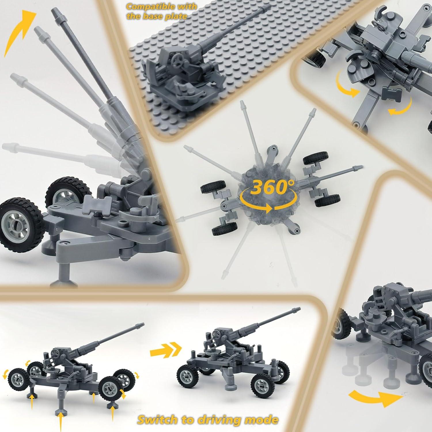 Kit de Accesorios Militares para Juguetes Swat 260 Piezas