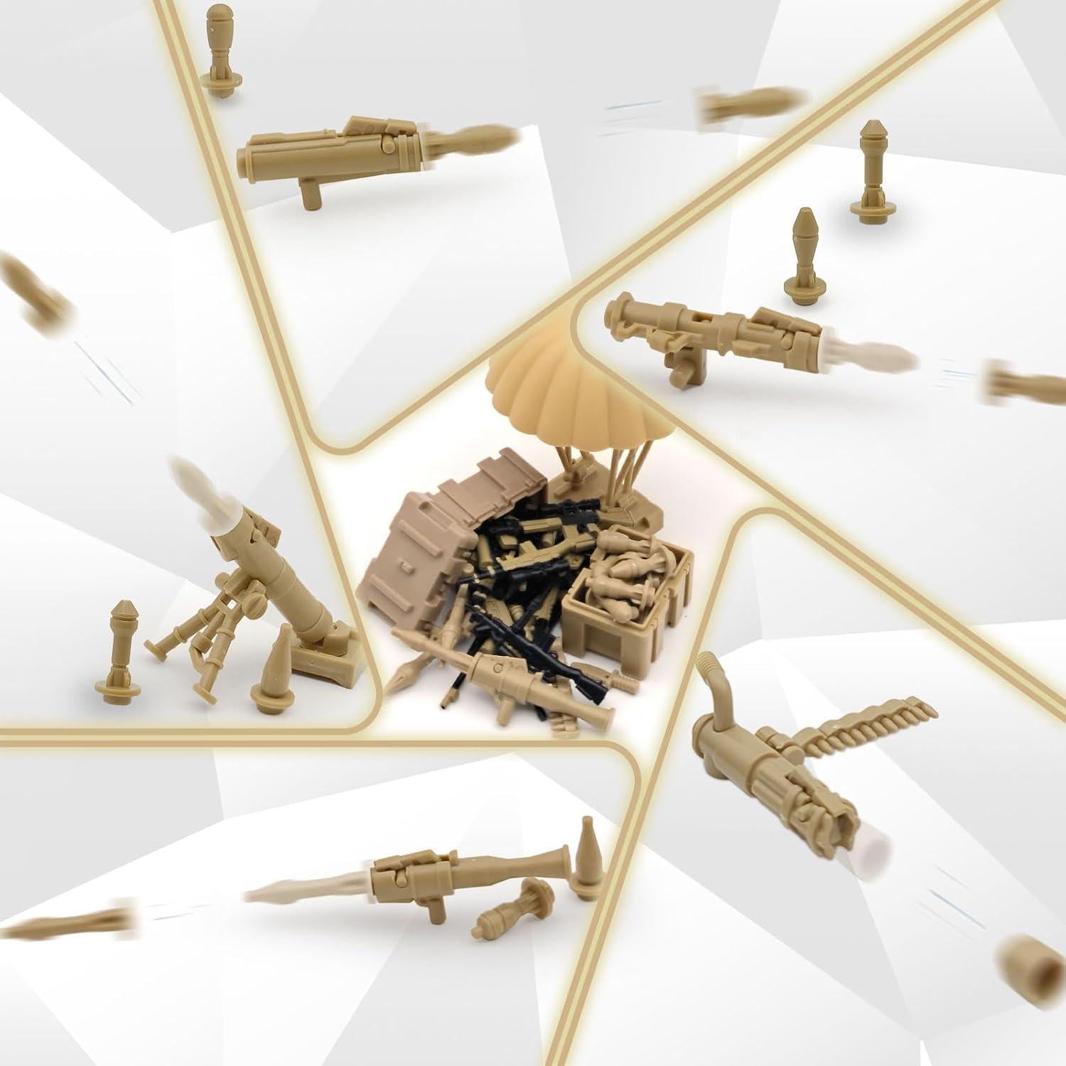 Kit de Accesorios Militares para Juguetes Swat 260 Piezas