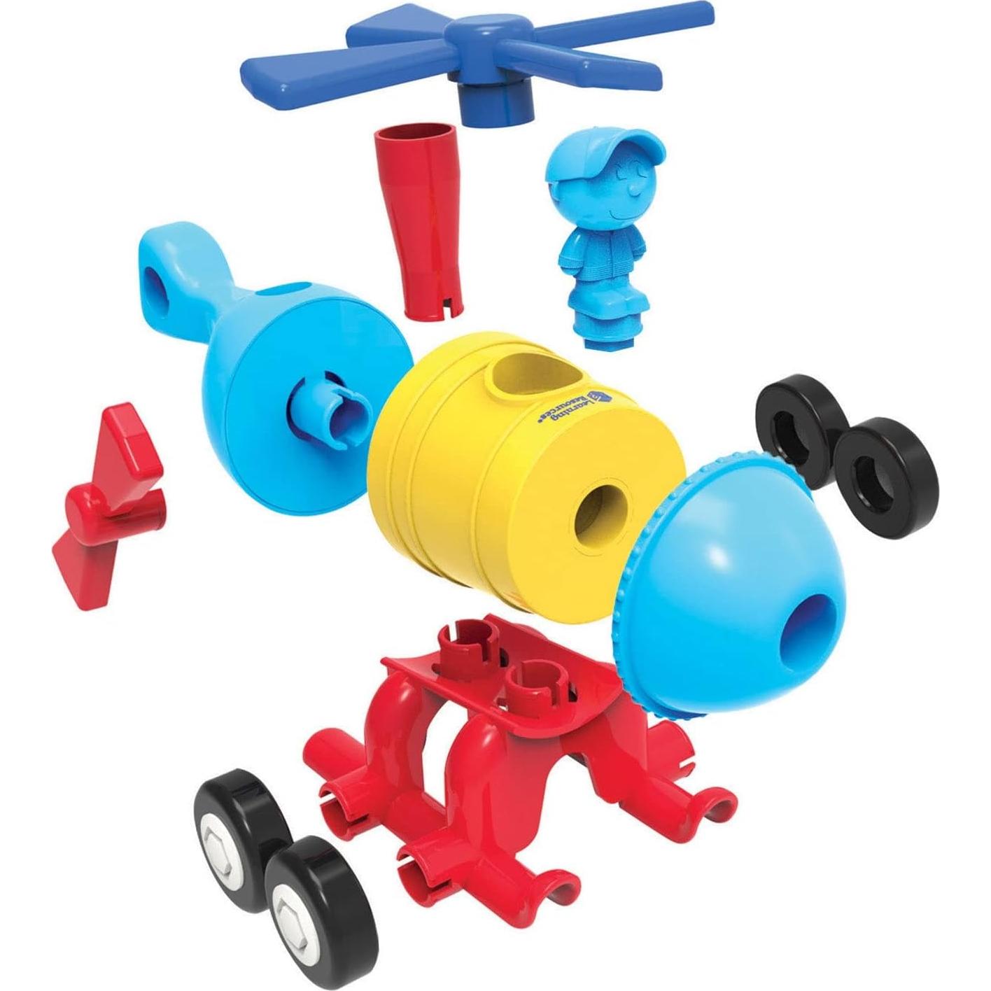 Juguete de Construcción Learning Resources Cohete-Tren-Helicóptero 17 Piezas