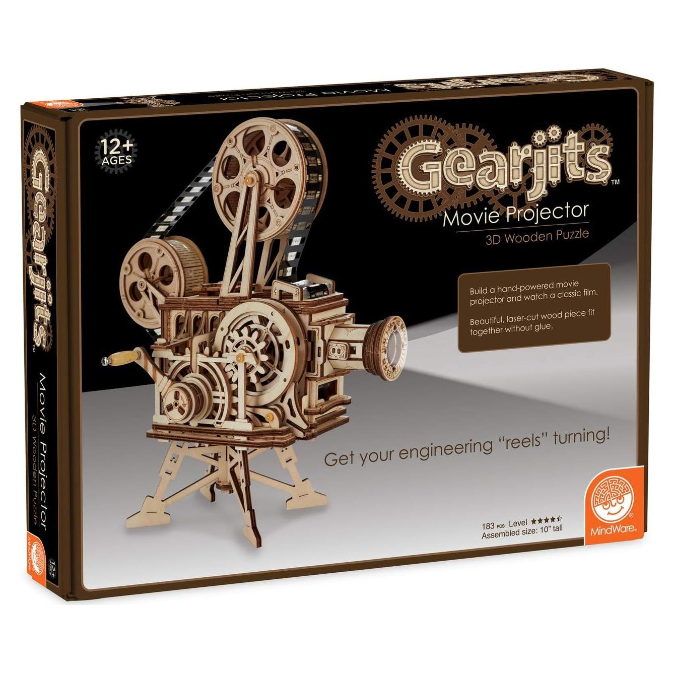 MindWare Proyector de Películas 3D de Madera - Kit Mecánico