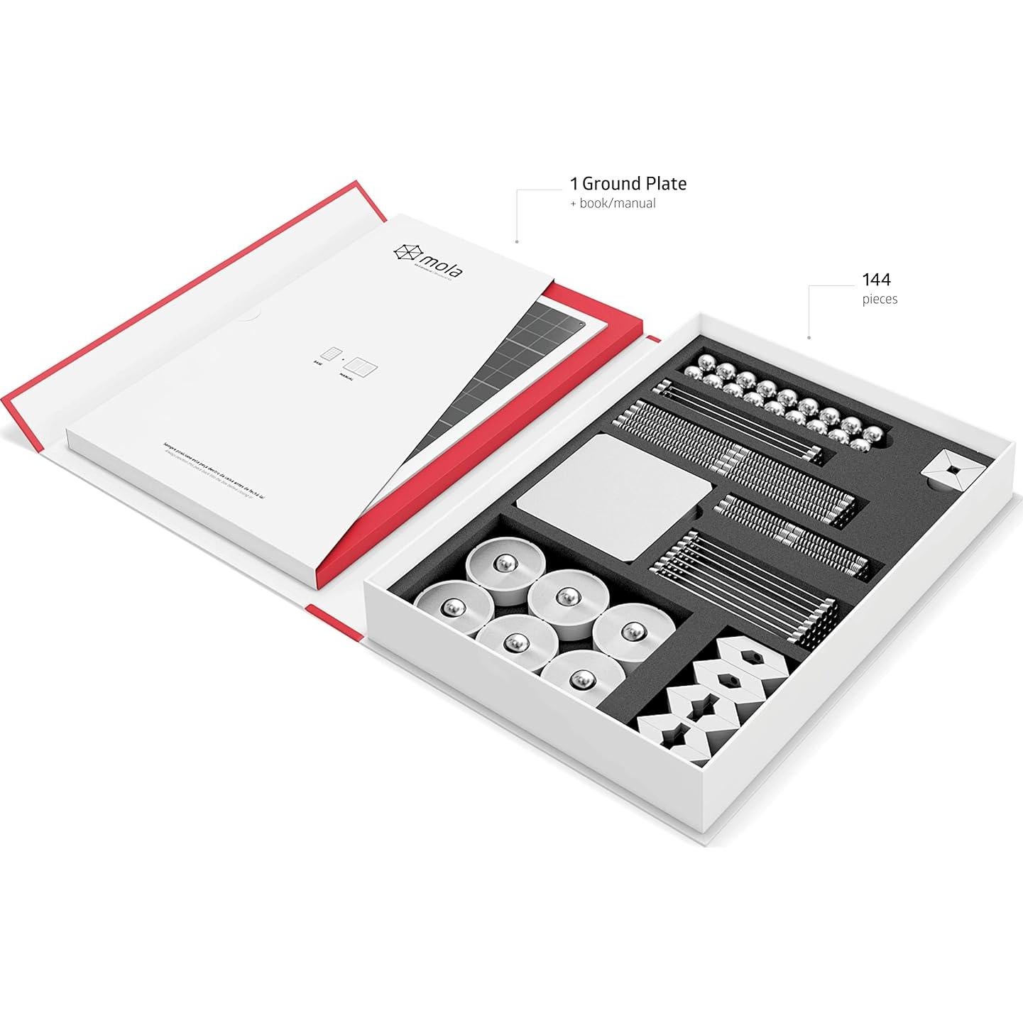 Kit Estructural Mola 2 | 145 Piezas para Educación en Ingeniería