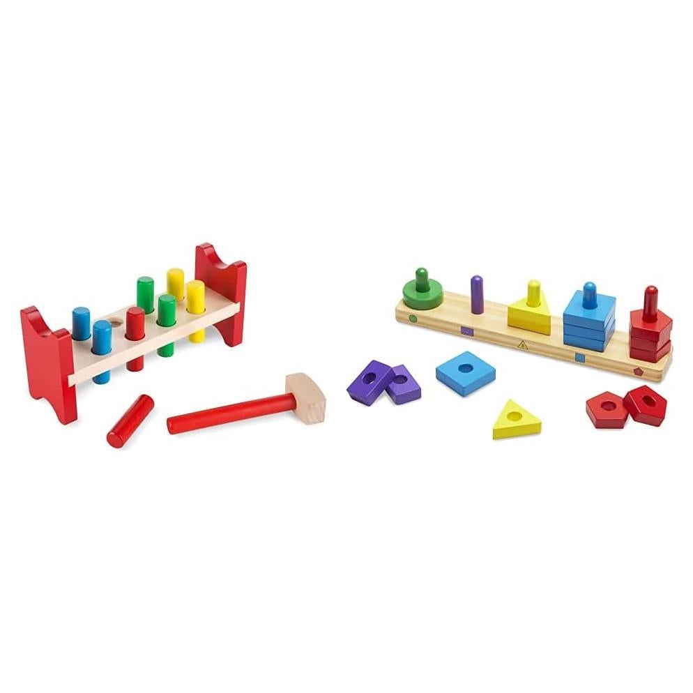 Juguete Educativo de Madera Melissa y Doug Pound-A-Peg