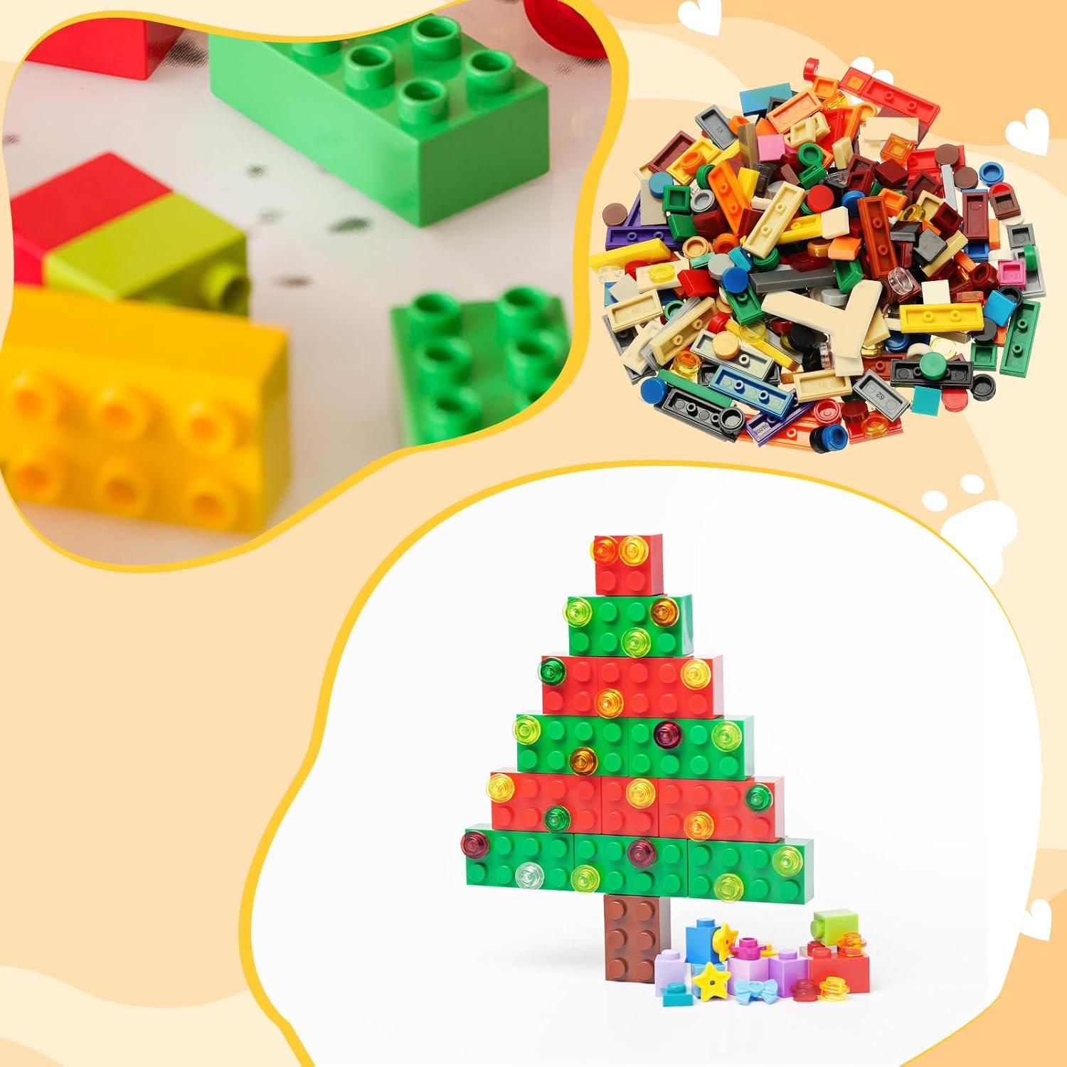 Bloques Planos Amarillo Brillante PATIKIL 455 Pcs 1x1