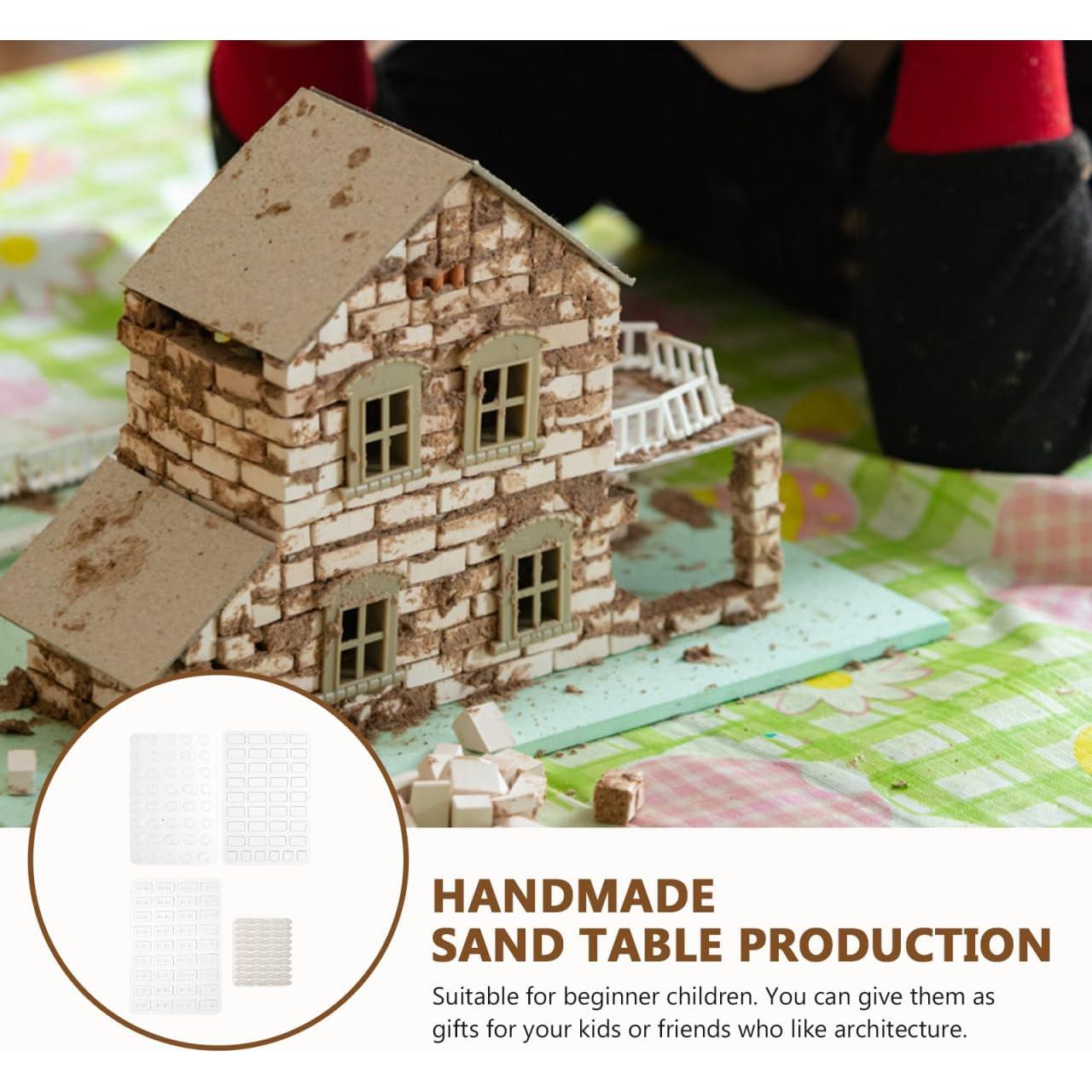 Moldes de Ladrillos en Miniatura UPKOCH 4 Piezas Silicona