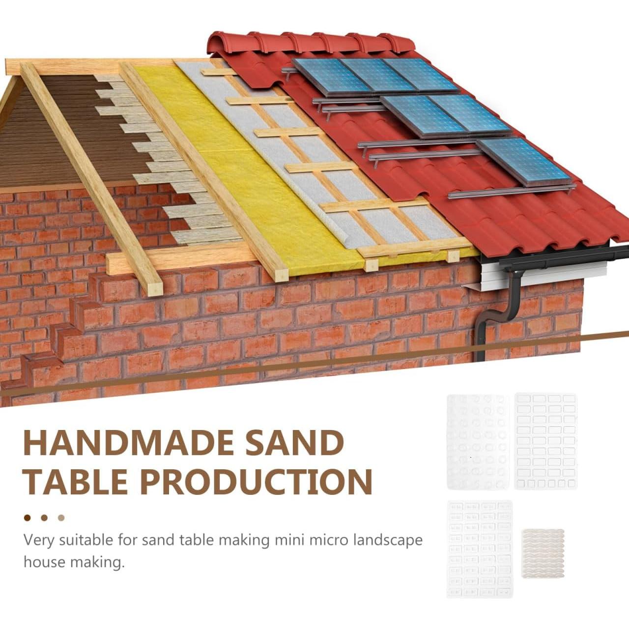 Moldes de Ladrillos en Miniatura UPKOCH 4 Piezas Silicona