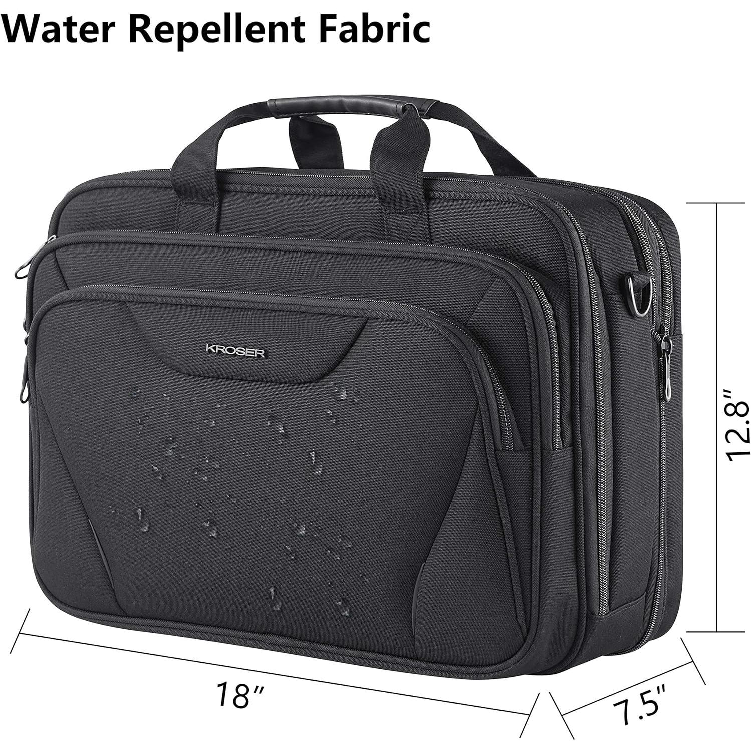 Bolsa KROSER para Laptop 17.3" Expandible Resistente Agua