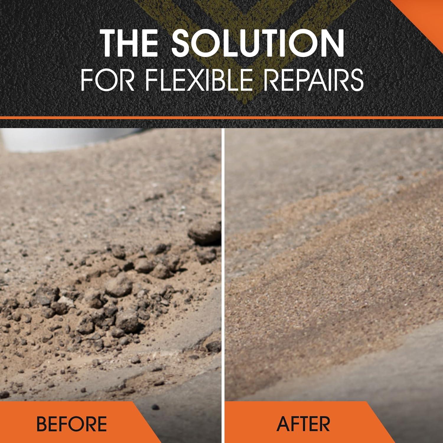 Kit de Reparación de Concreto Rápido FlexSet Roklin 11.36L Gris