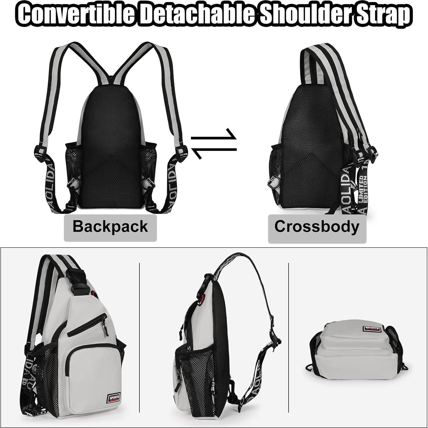 Bolsa Cruzada VALUEQLO Unisex Multifuncional con Auriculares