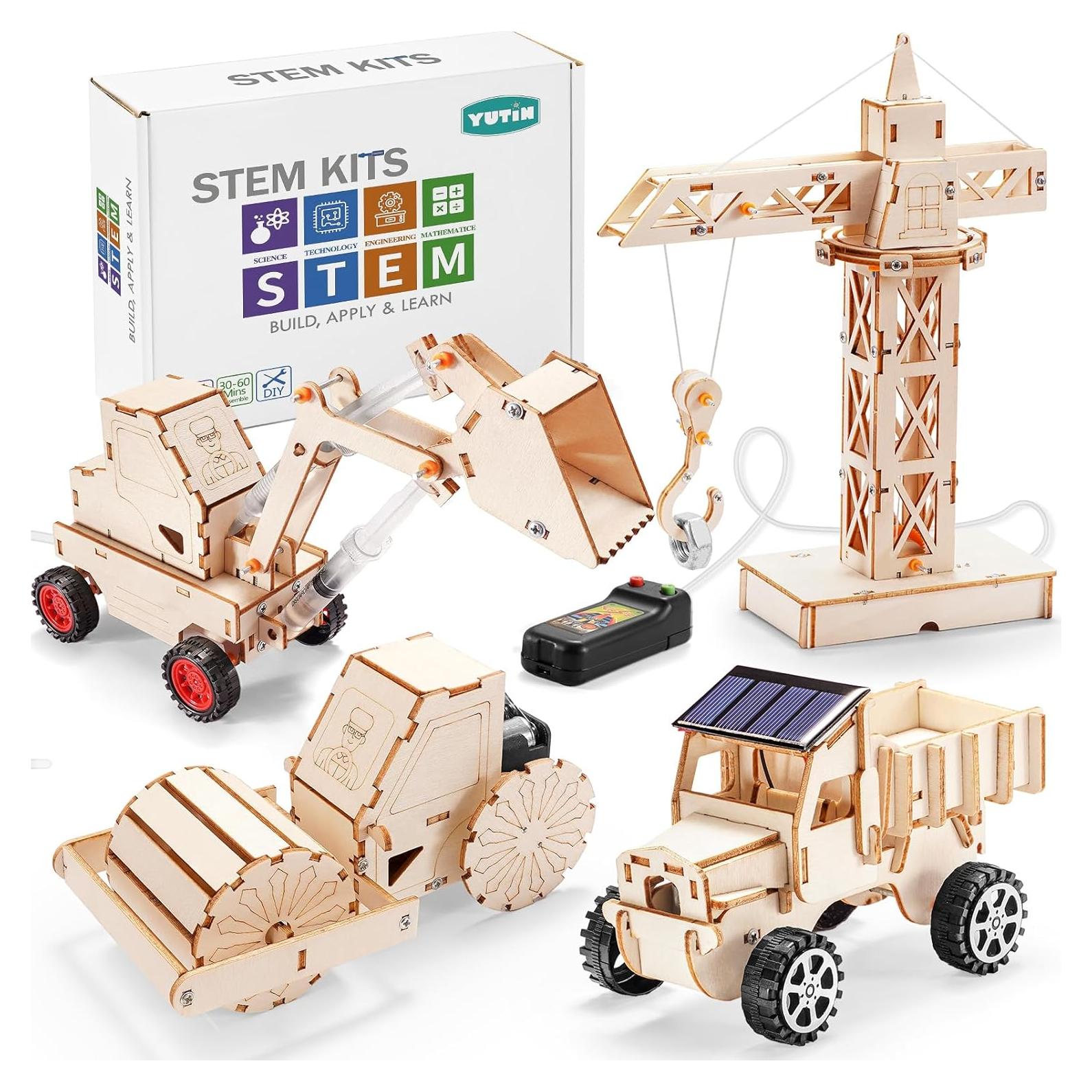 Kit de Construcción STEM YUTIN 4 en 1 para Niños 8-12 Años